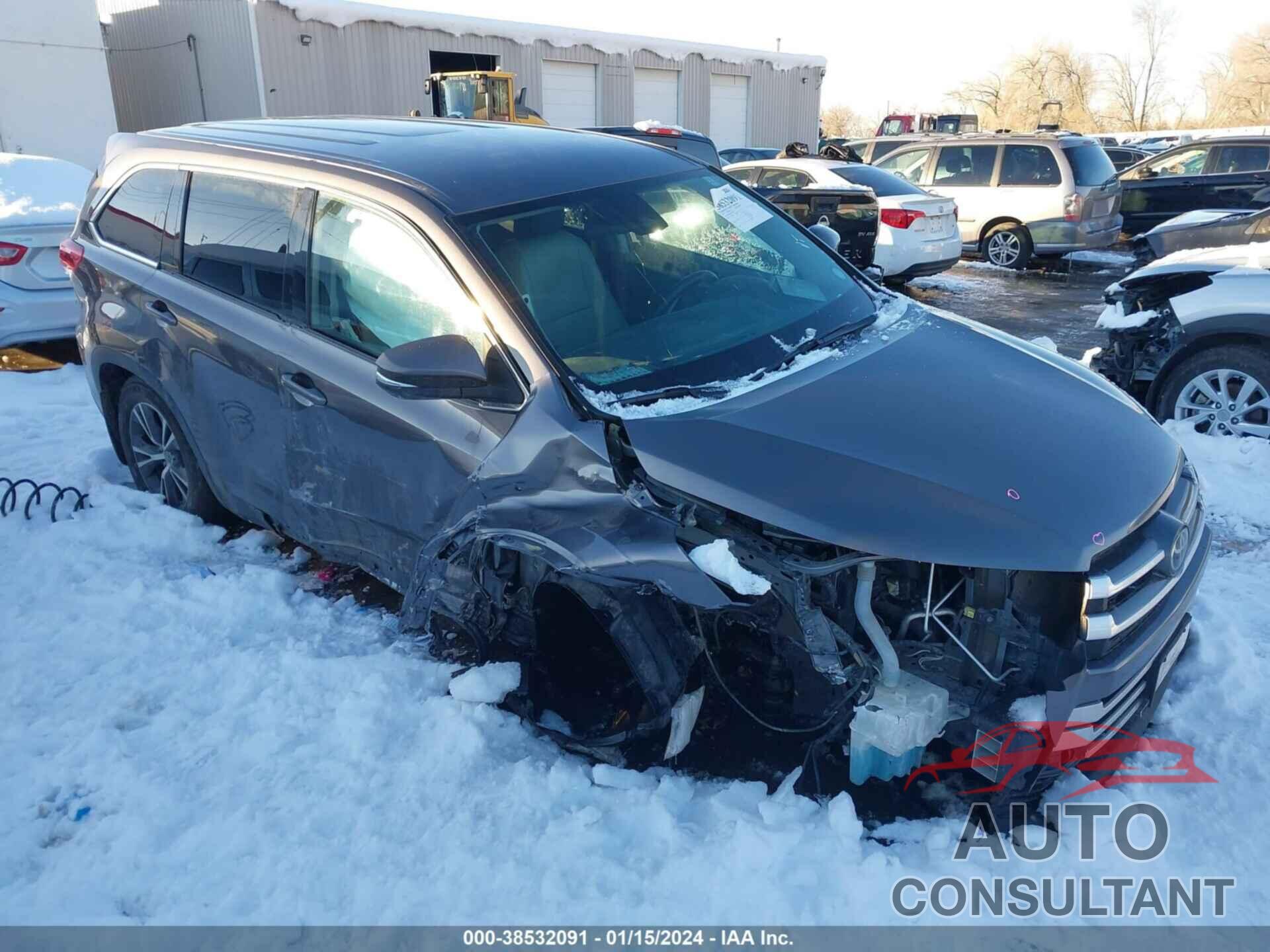 TOYOTA HIGHLANDER 2019 - 5TDBZRFH4KS978369