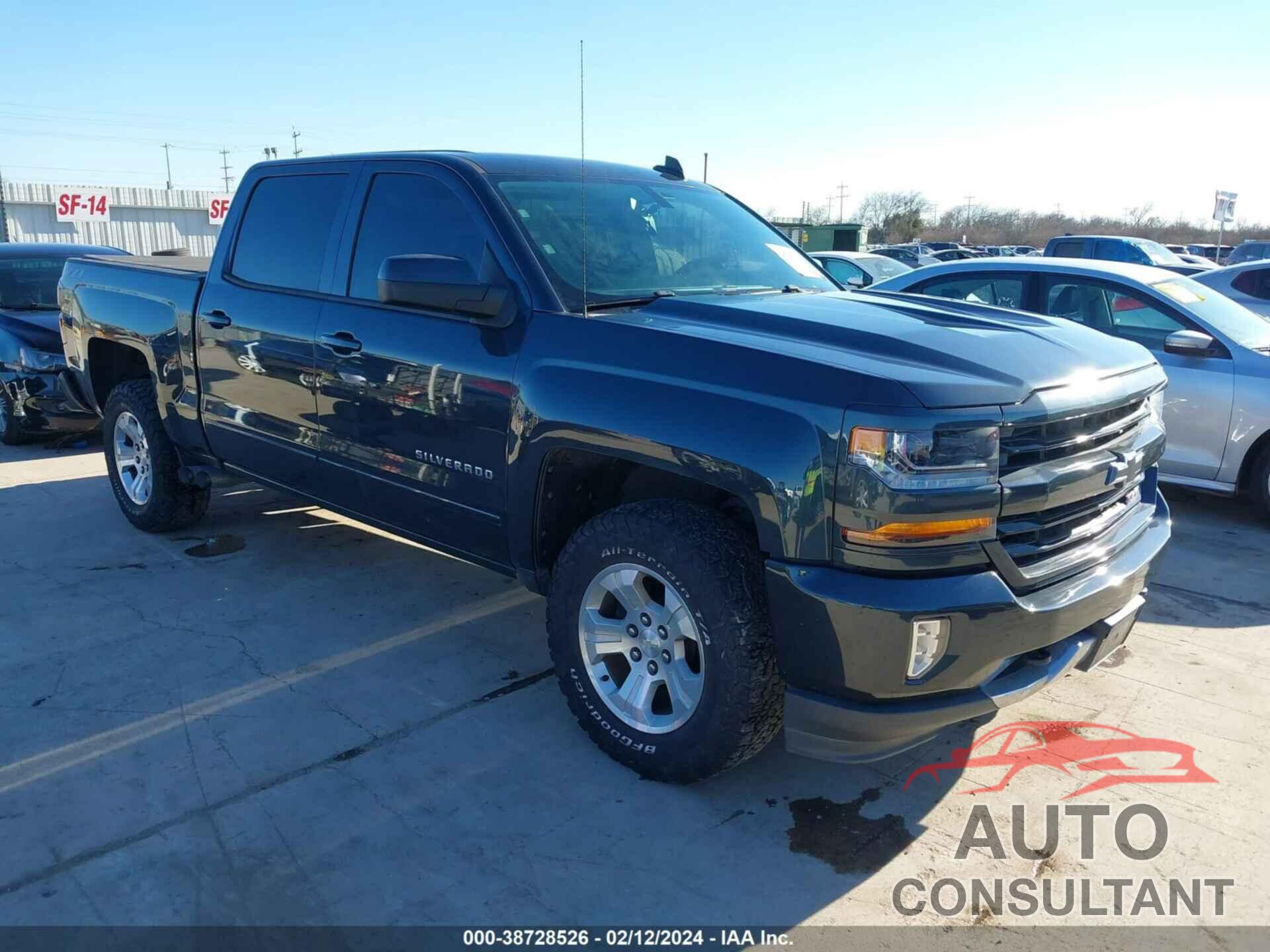 CHEVROLET SILVERADO 1500 2018 - 3GCUKREC9JG350453