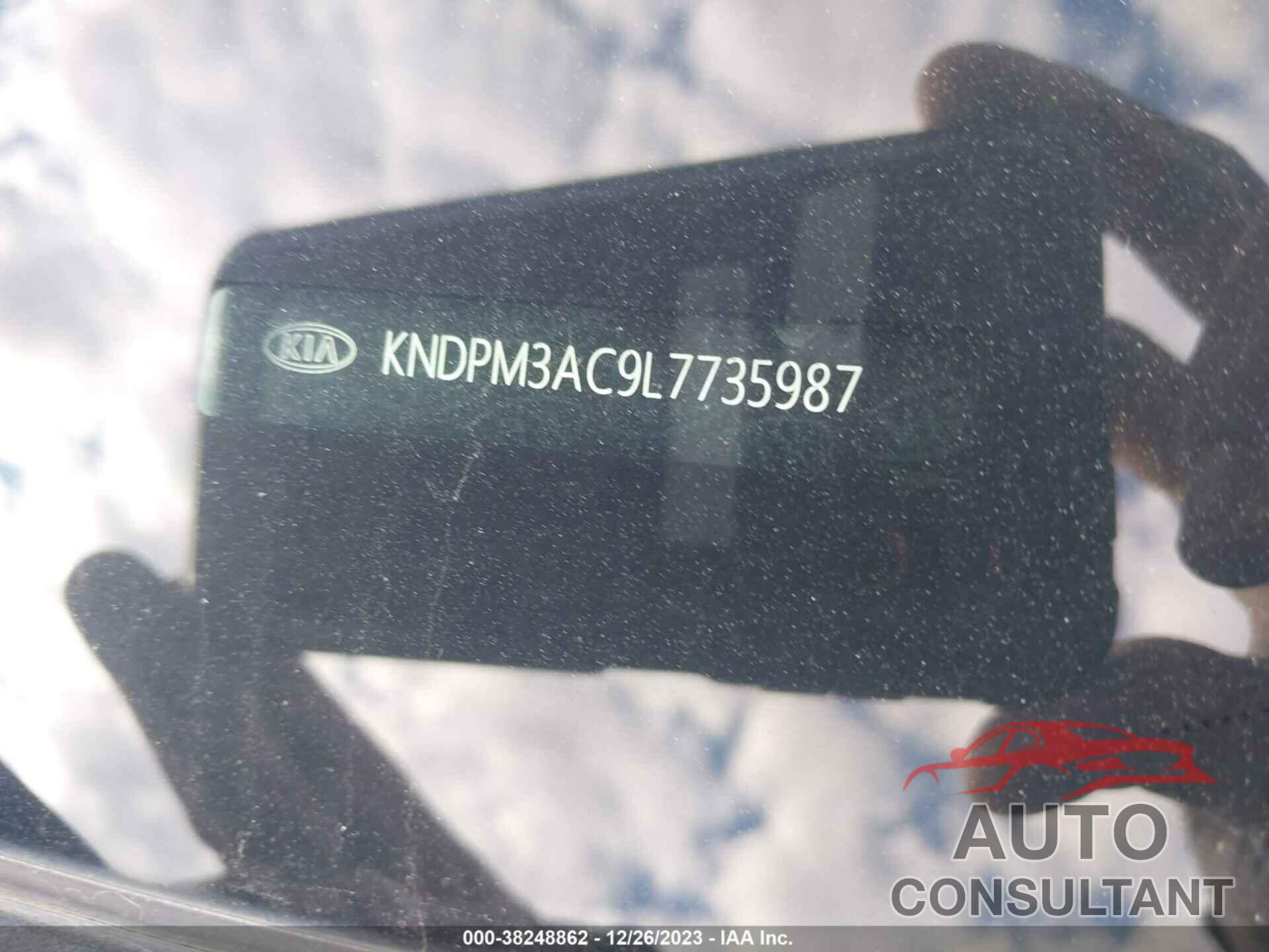 KIA SPORTAGE 2020 - KNDPM3AC9L7735987