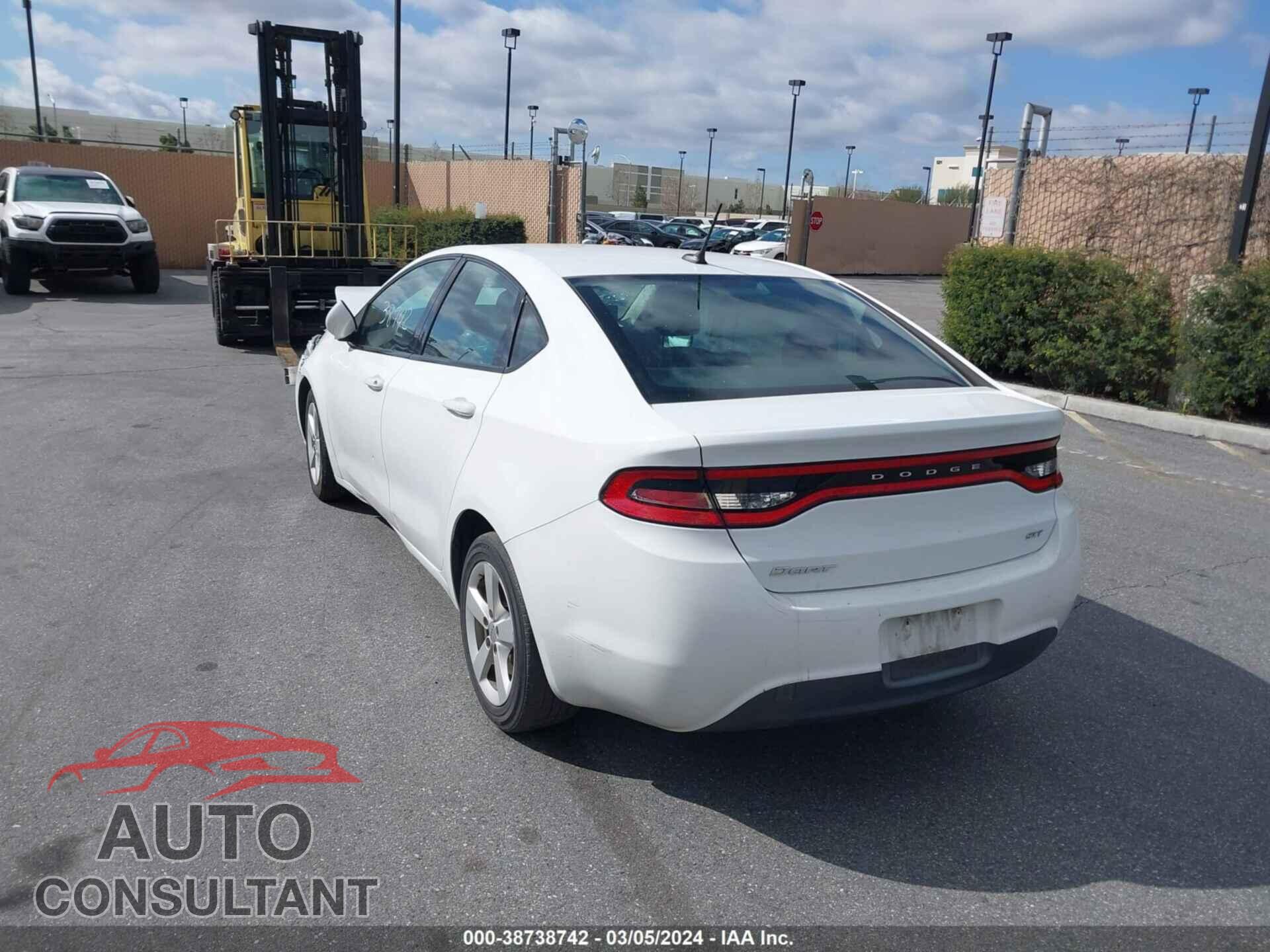 DODGE DART 2016 - 1C3CDFFA5GD796269