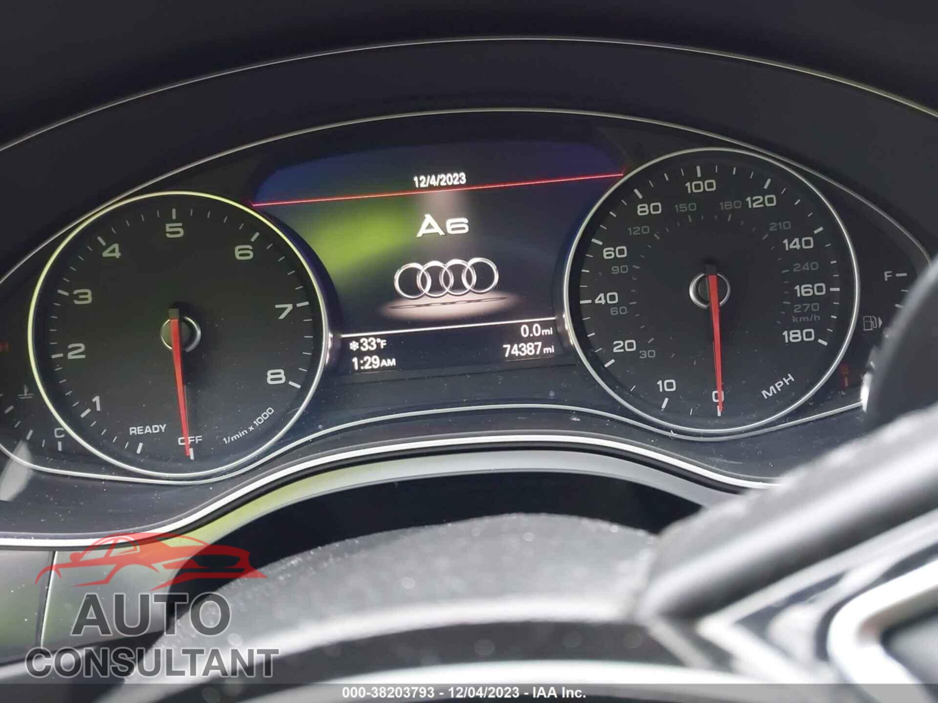 AUDI A6 2017 - WAUG8AFC9HN094504
