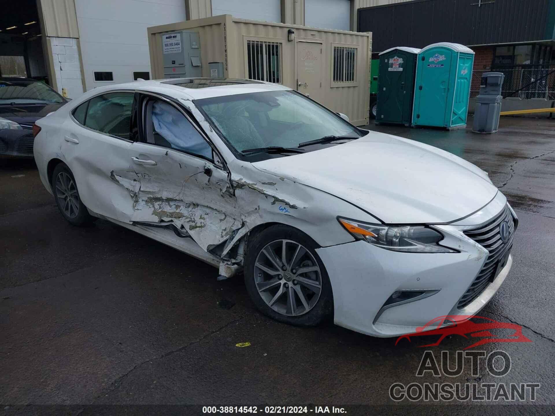 LEXUS ES 300H 2017 - JTHBW1GG6H2134431