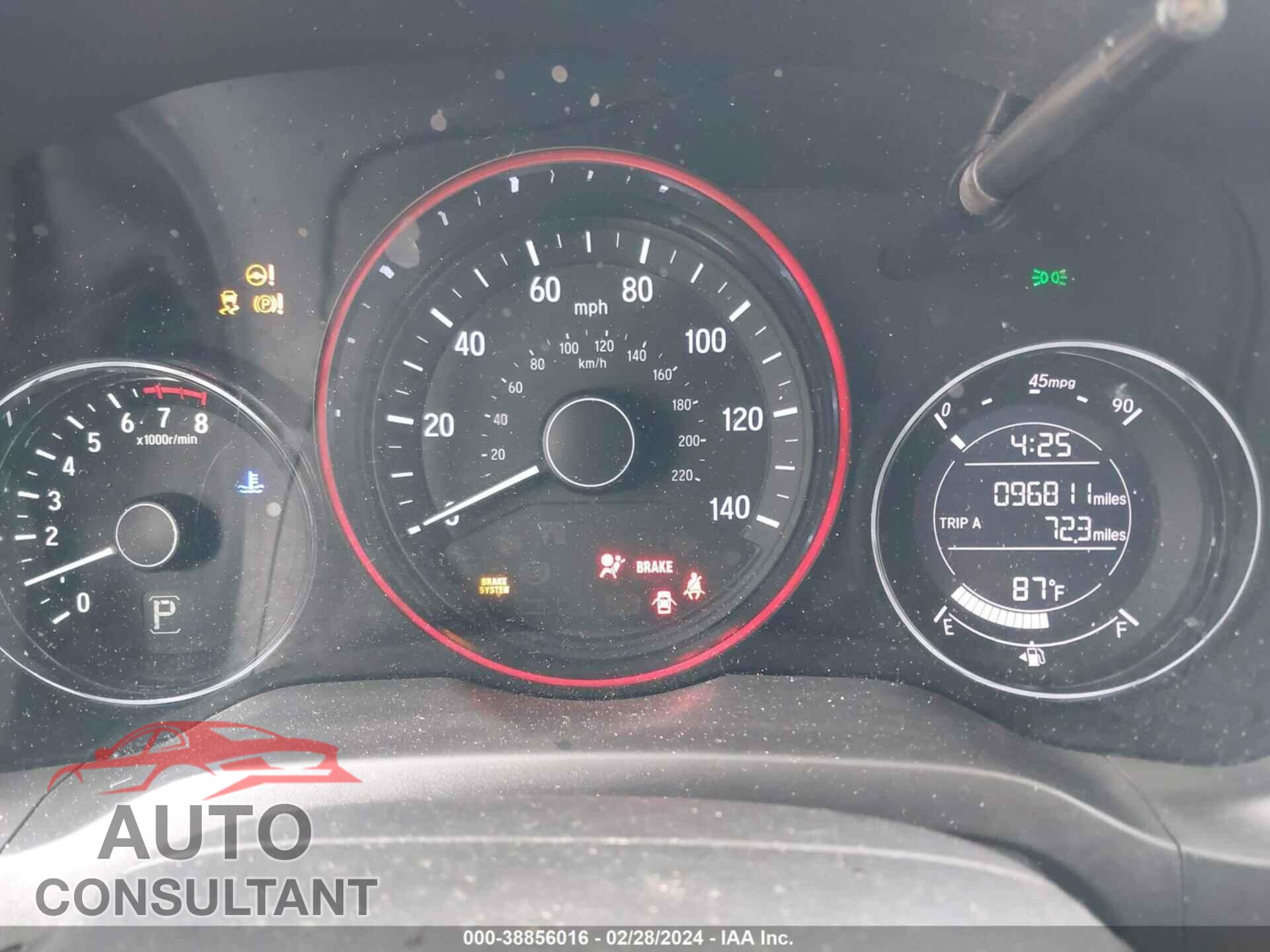 HONDA HR-V 2017 - 3CZRU5H53HM710862
