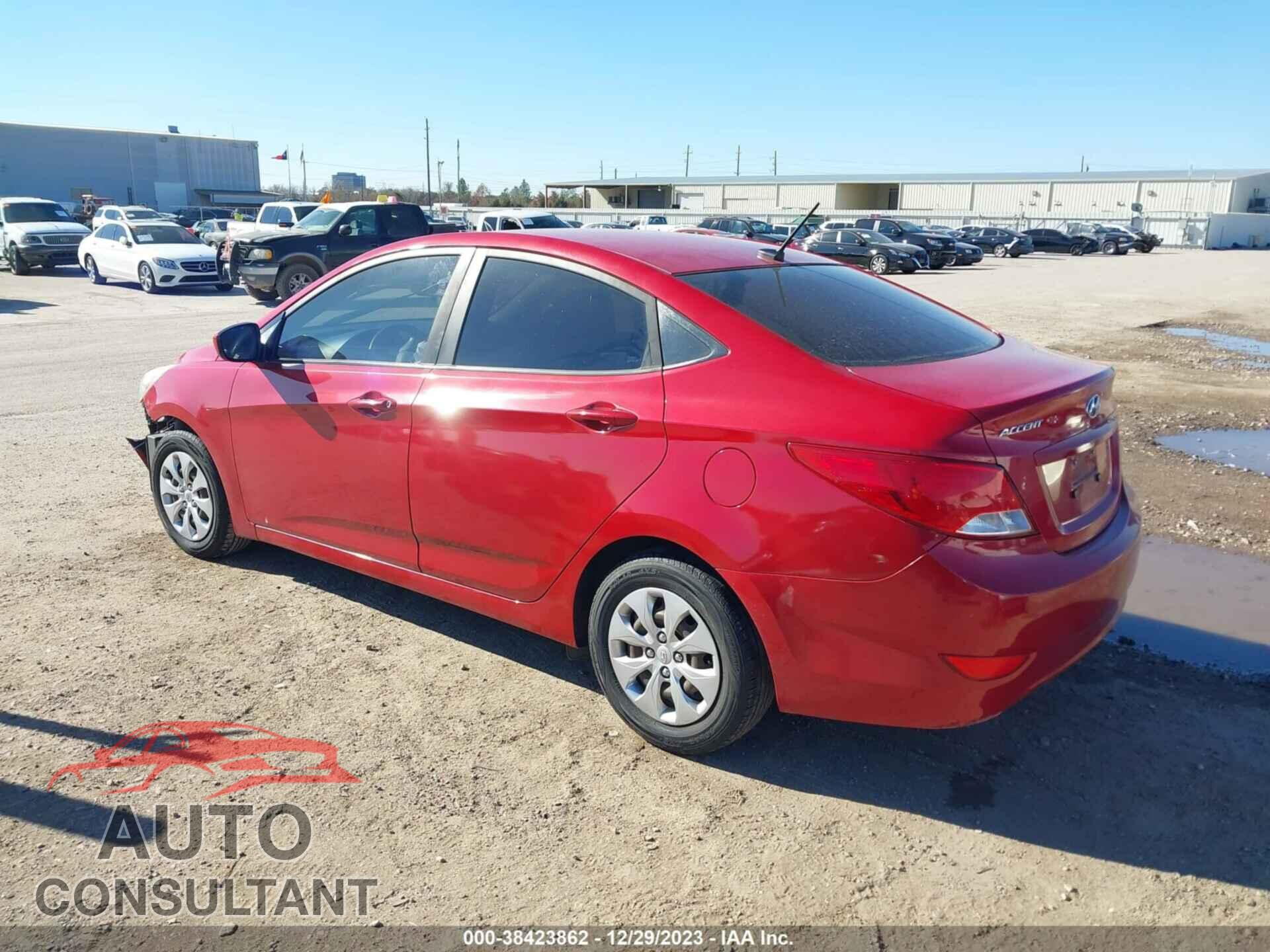 HYUNDAI ACCENT 2016 - KMHCT4AEXGU095316