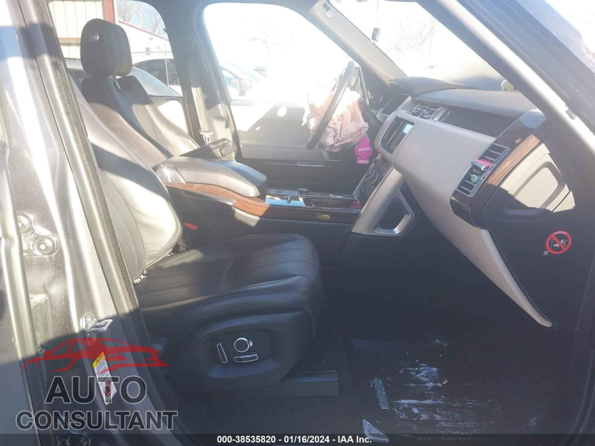 LAND ROVER RANGE ROVER 2016 - SALGS2KF0GA296169