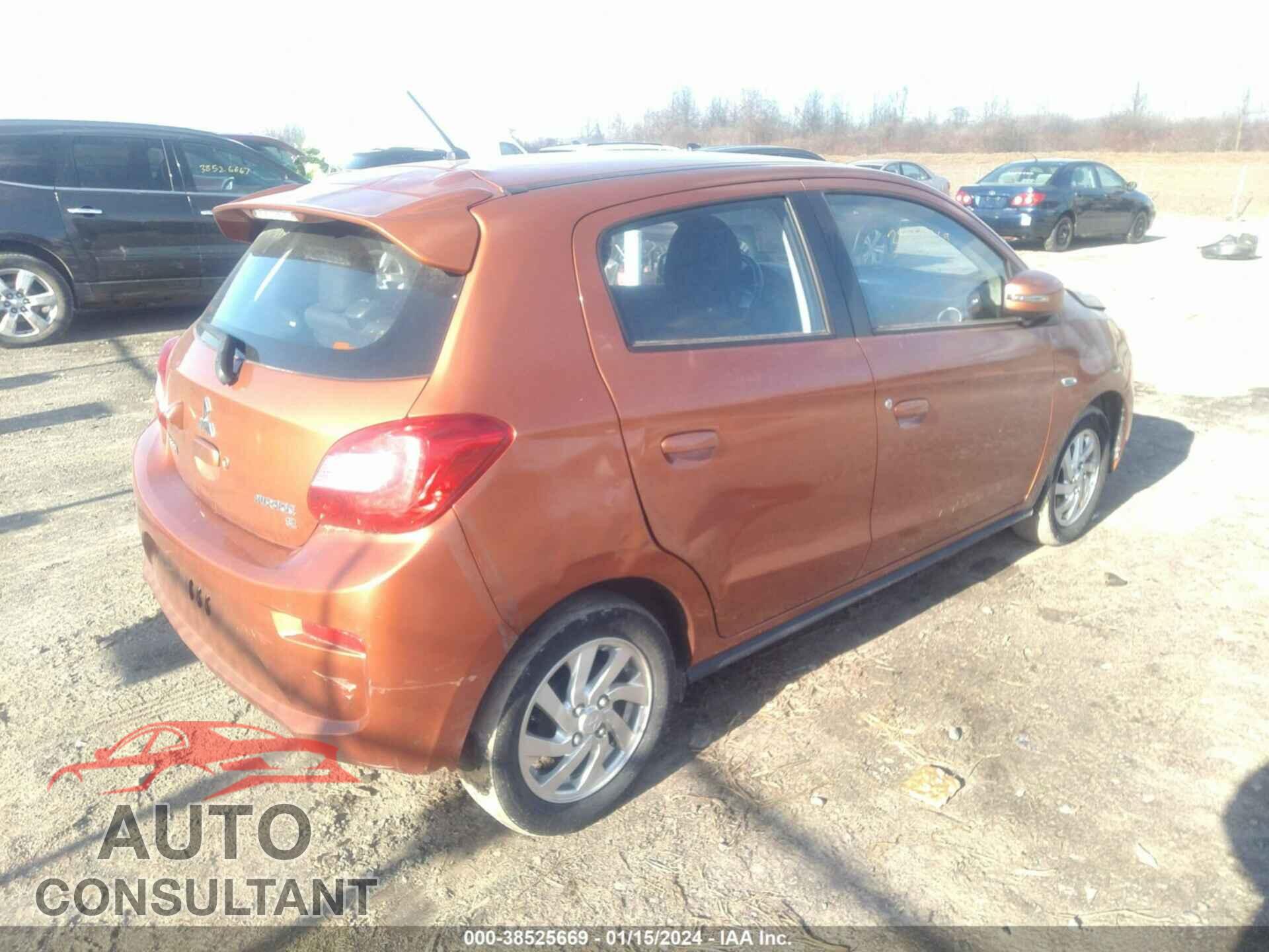 MITSUBISHI MIRAGE 2018 - ML32A4HJ5JH010653