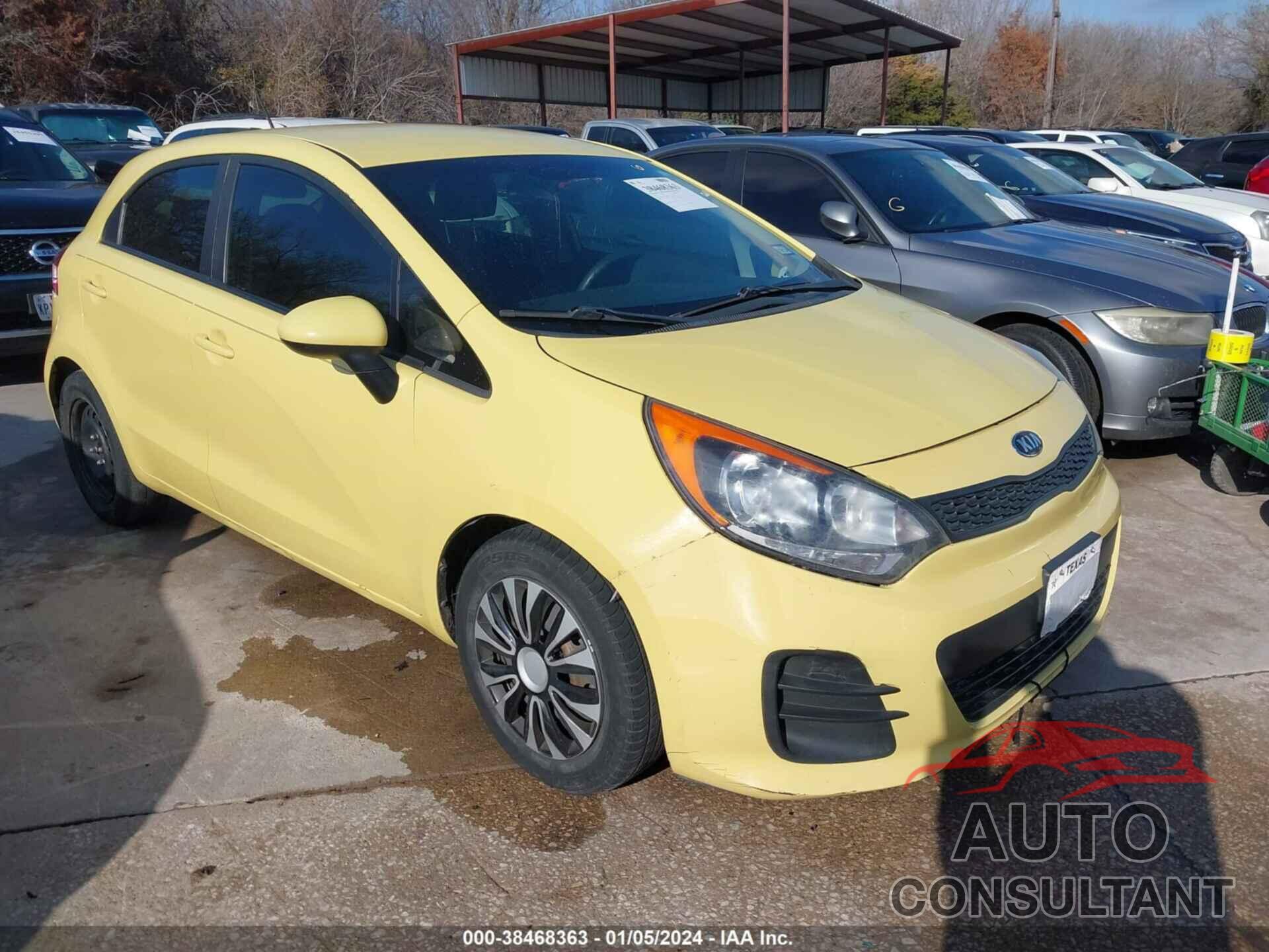 KIA RIO 2016 - KNADM5A39G6692937