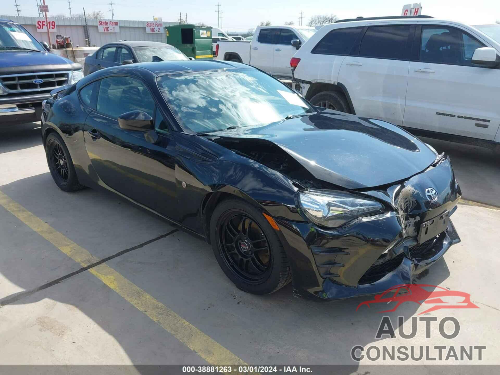 TOYOTA 86 2017 - JF1ZNAA14H8703674