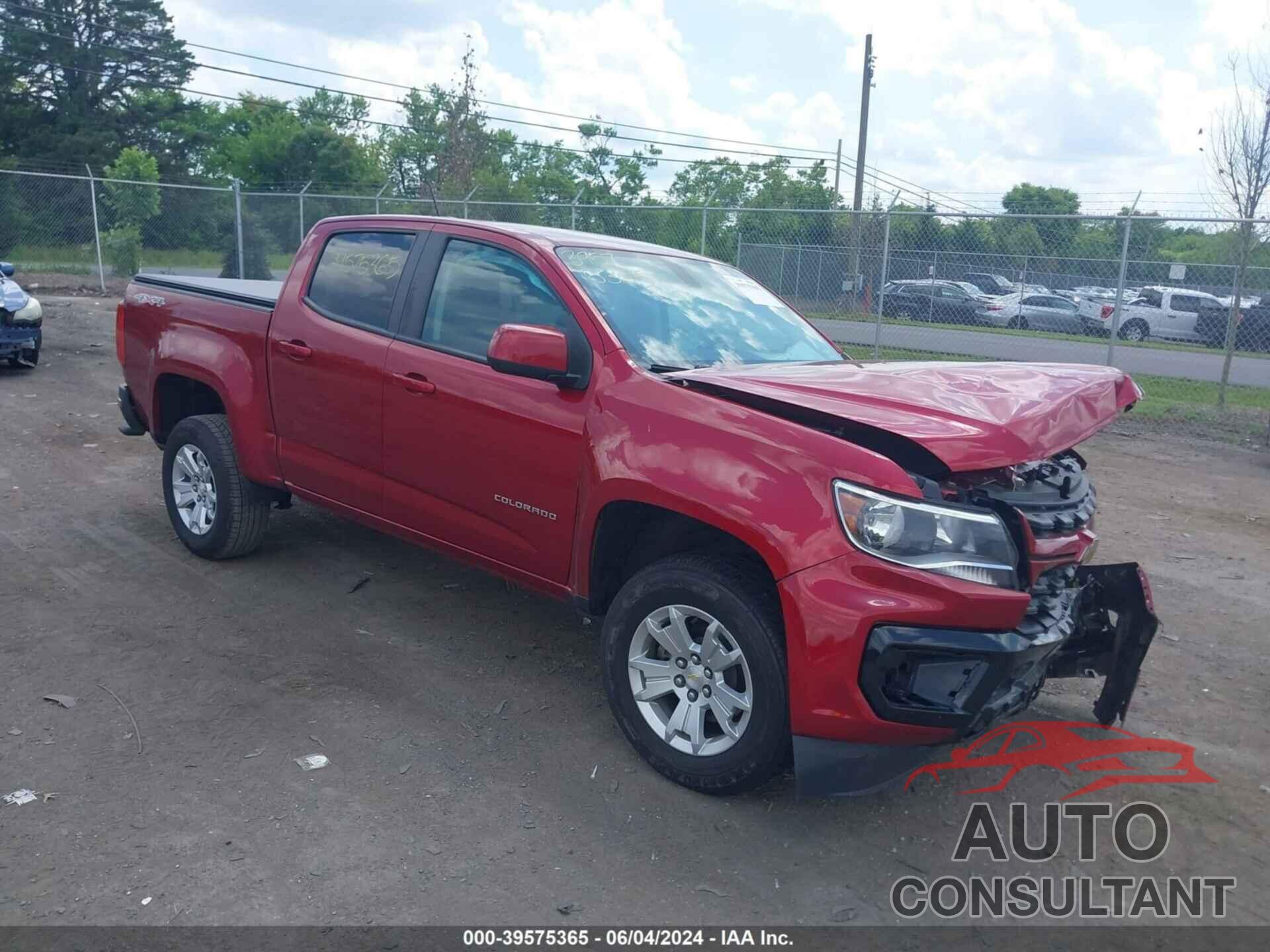 CHEVROLET COLORADO 2021 - 1GCGTCENXM1132775