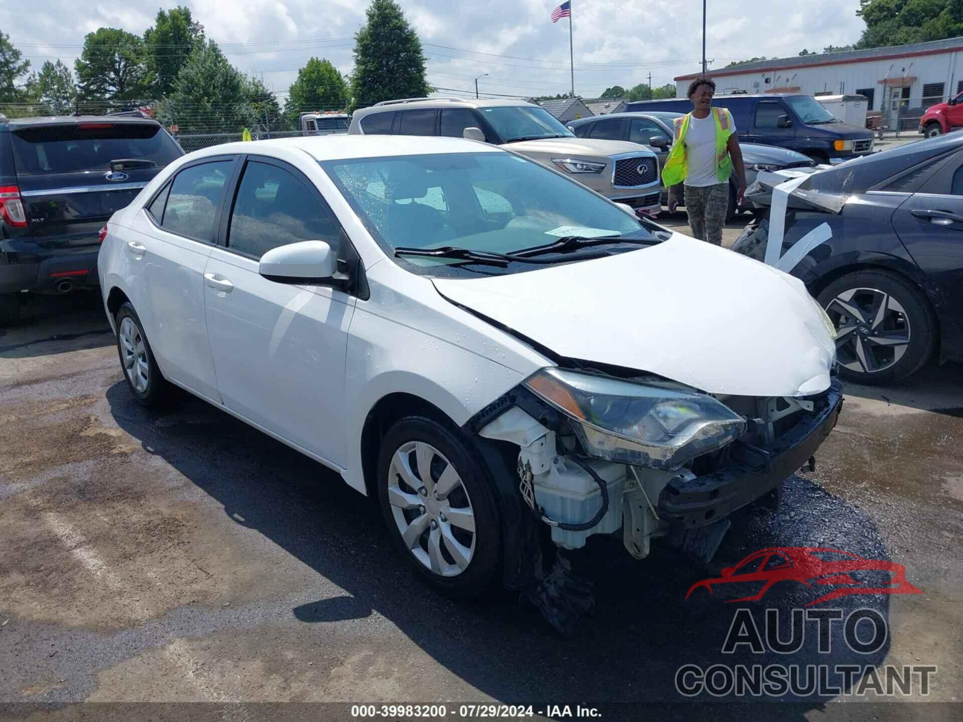 TOYOTA COROLLA 2016 - 5YFBURHE6GP550885