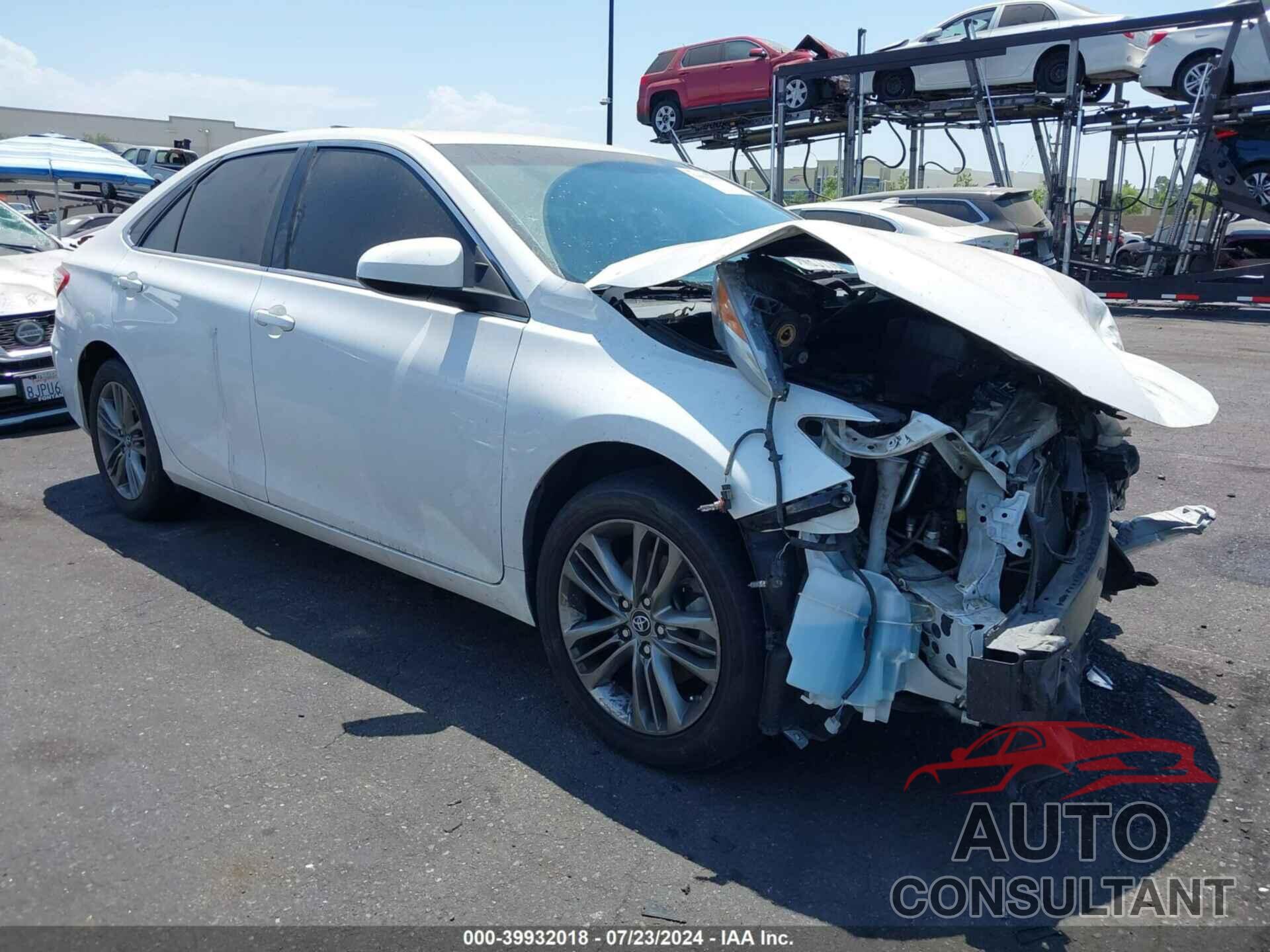 TOYOTA CAMRY 2017 - 4T1BF1FK7HU763249