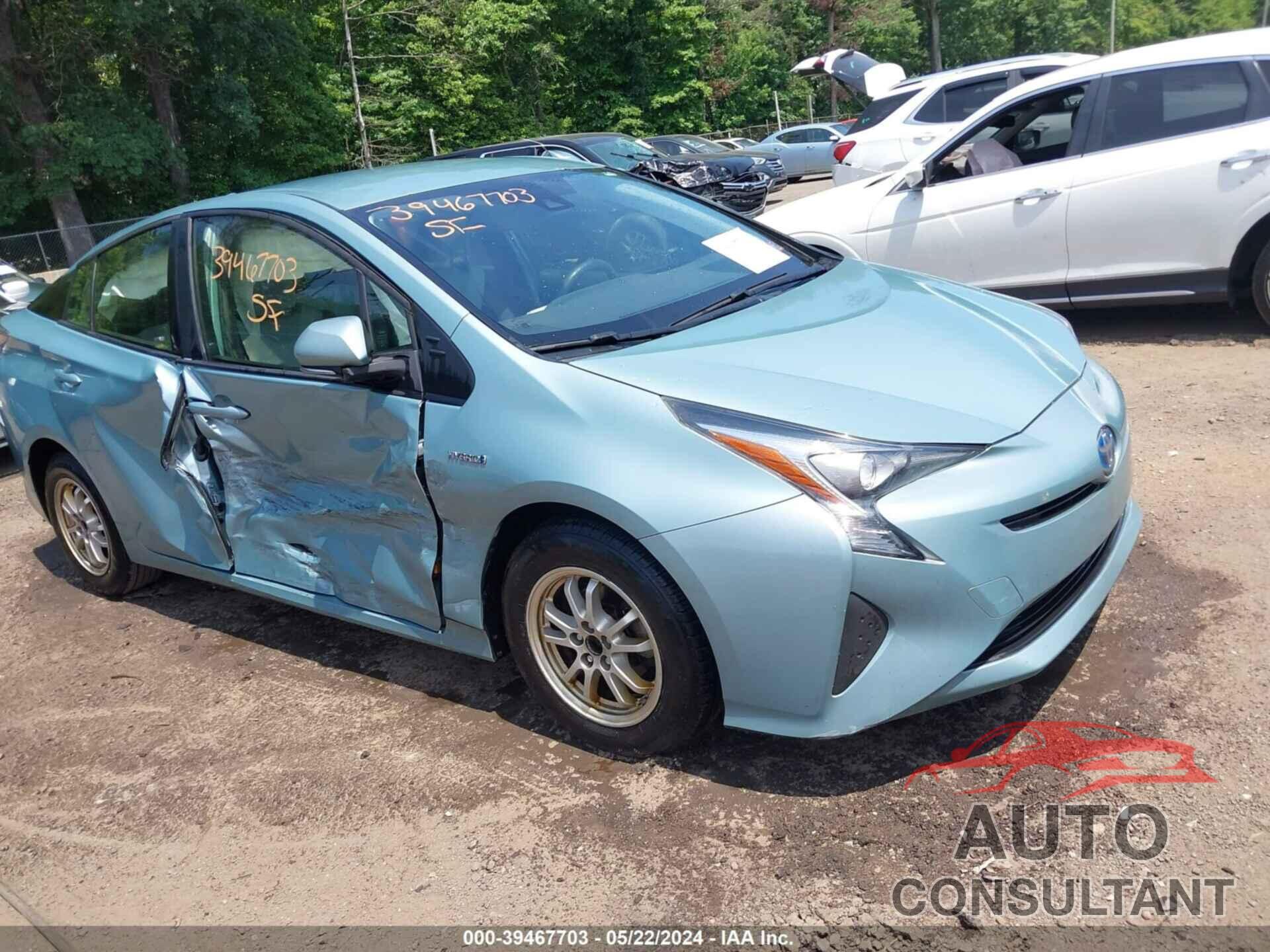 TOYOTA PRIUS 2017 - JTDKBRFU9H3026852