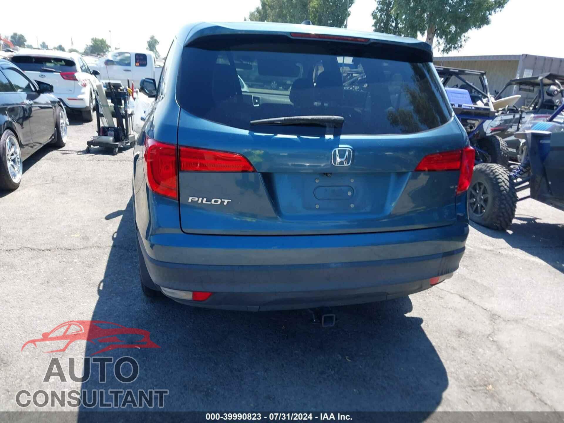 HONDA PILOT 2017 - 5FNYF5H32HB042132