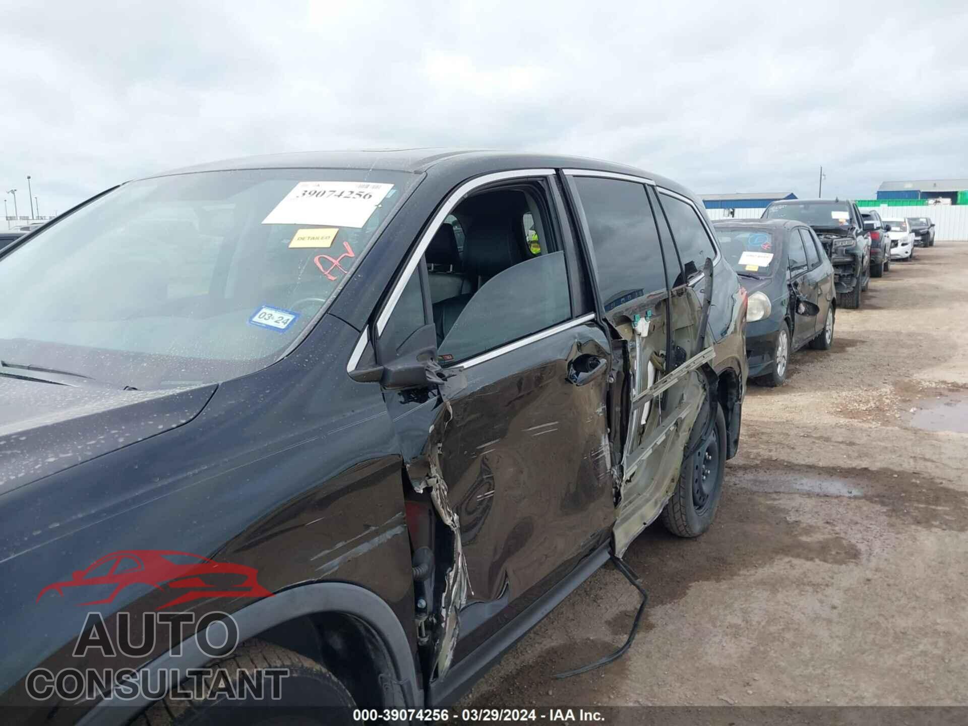 HONDA PILOT 2017 - 5FNYF5H86HB031971