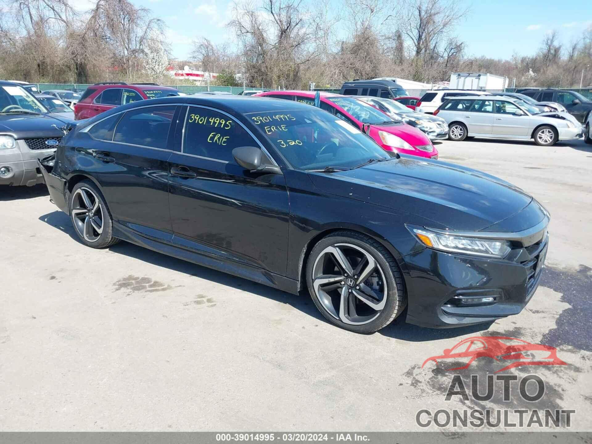 HONDA ACCORD 2019 - 1HGCV1F36KA072437
