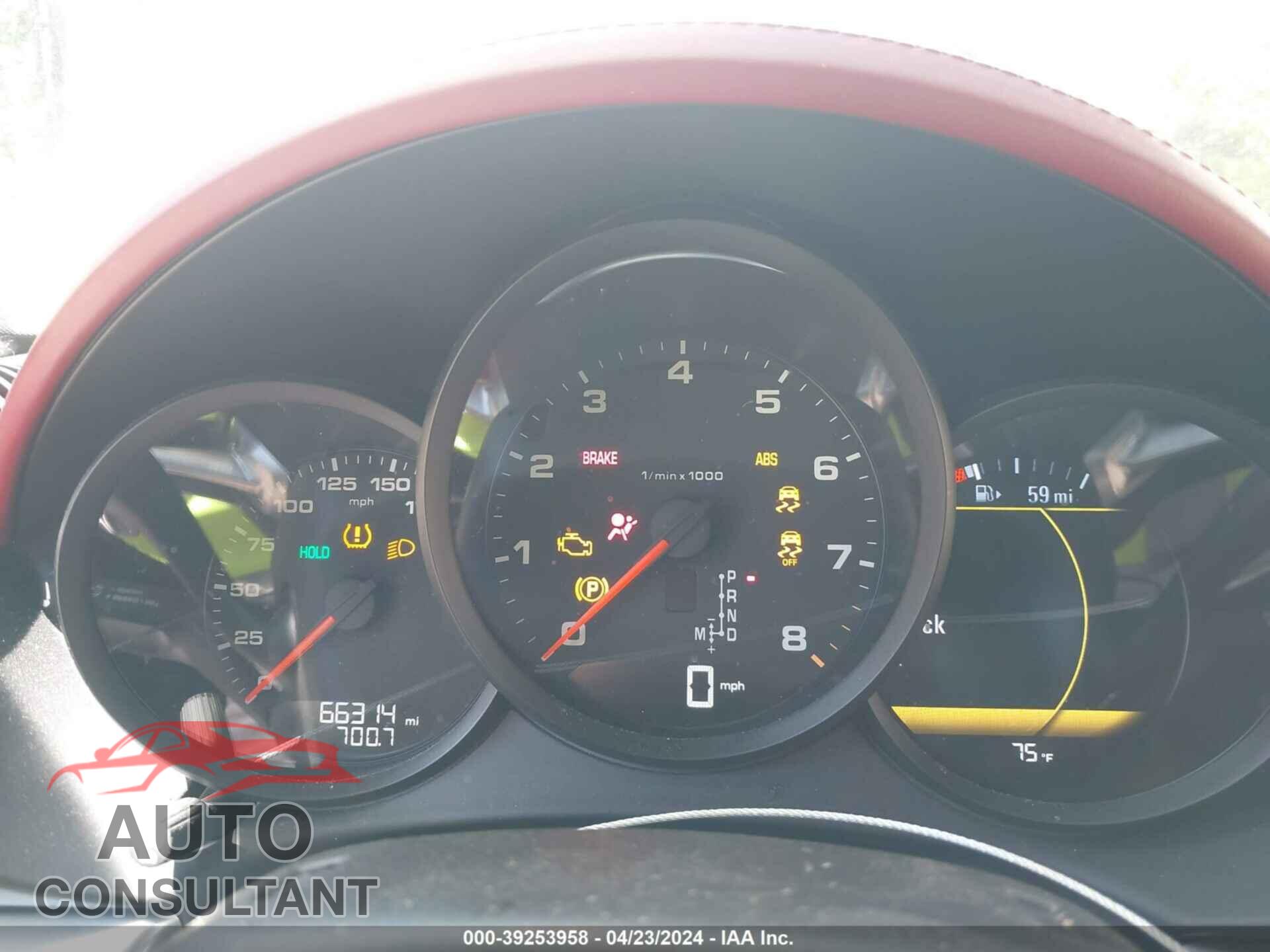 PORSCHE 718 BOXSTER 2017 - WP0CA2A8XHS221440
