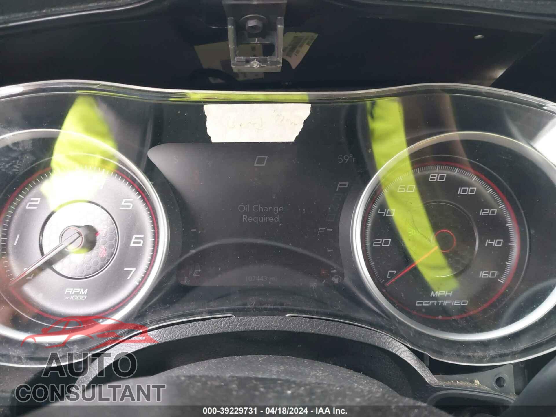 DODGE CHARGER 2017 - 2C3CDXKT4HH630780