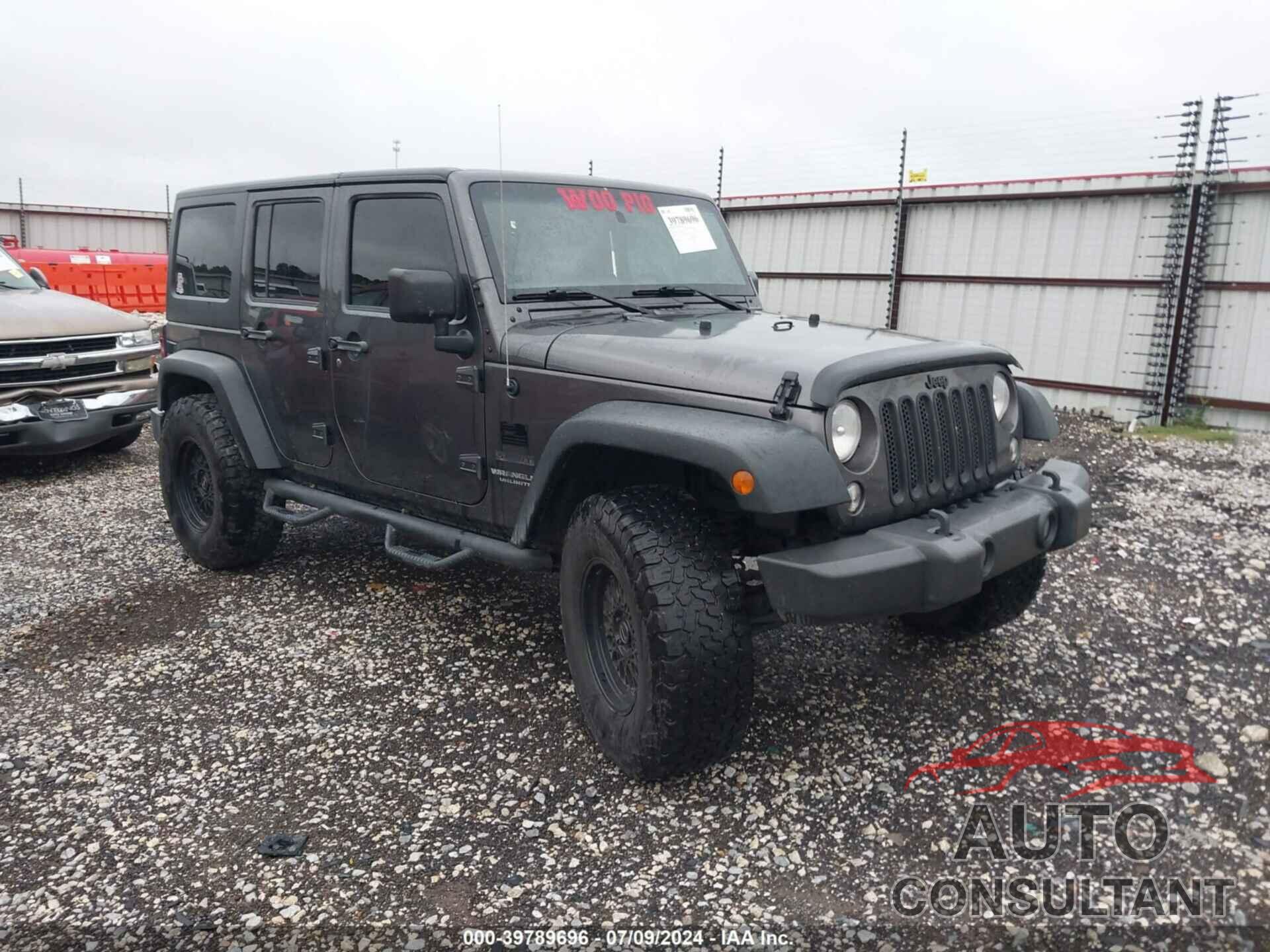 JEEP WRANGLER UNLIMITED 2017 - 1C4BJWDG4HL645857