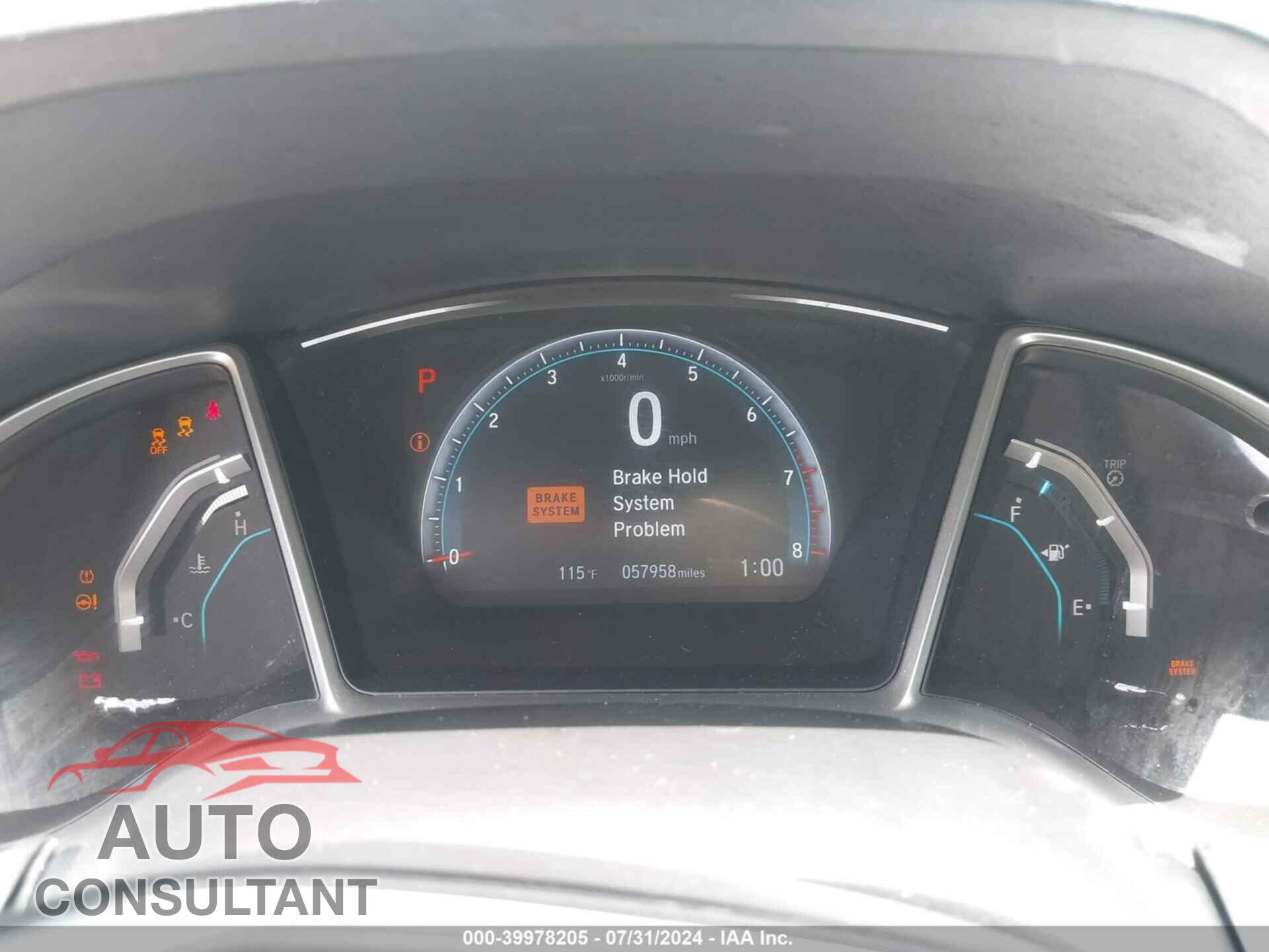 HONDA CIVIC 2018 - 2HGFC2F72JH600003