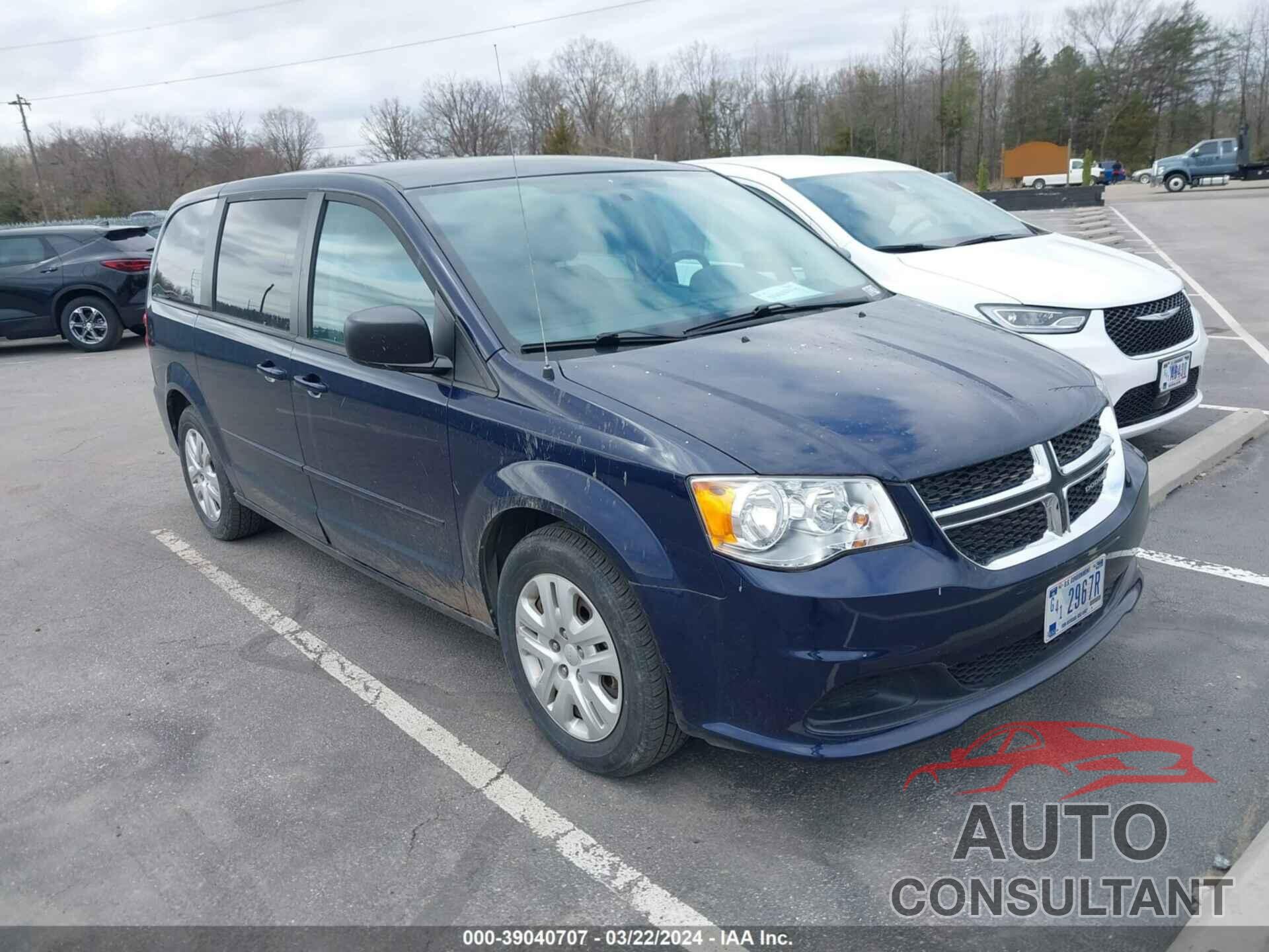 DODGE GRAND CARAVAN 2016 - 2C4RDGBG6GR106256