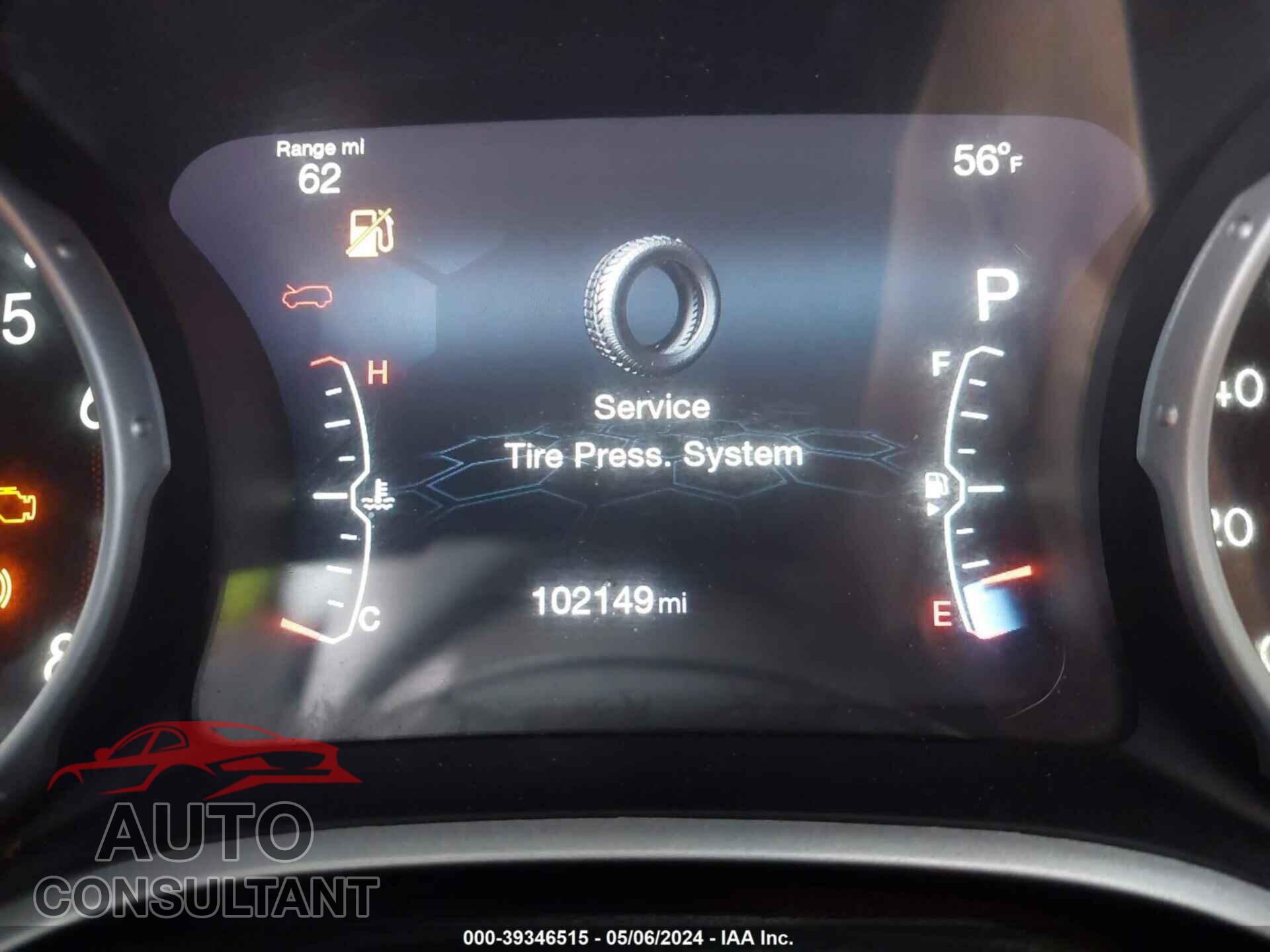 JEEP COMPASS 2017 - 3C4NJDBB0HT656092