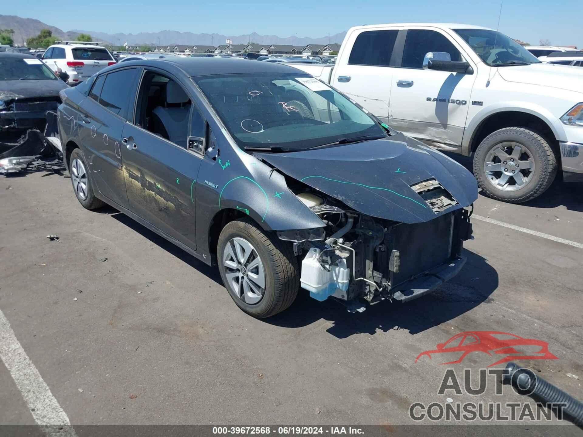 TOYOTA PRIUS 2016 - JTDKARFU4G3018840