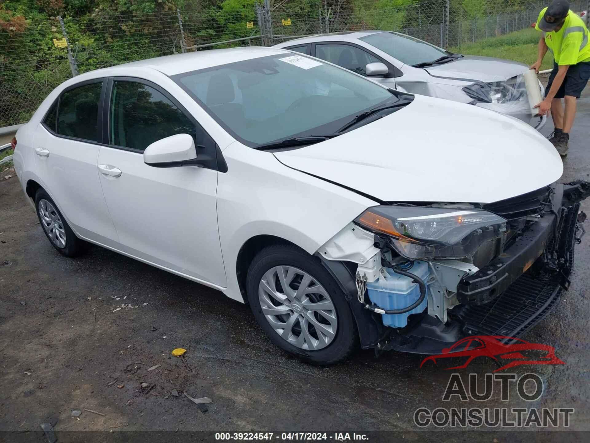TOYOTA COROLLA 2019 - 5YFBURHE7KP912392