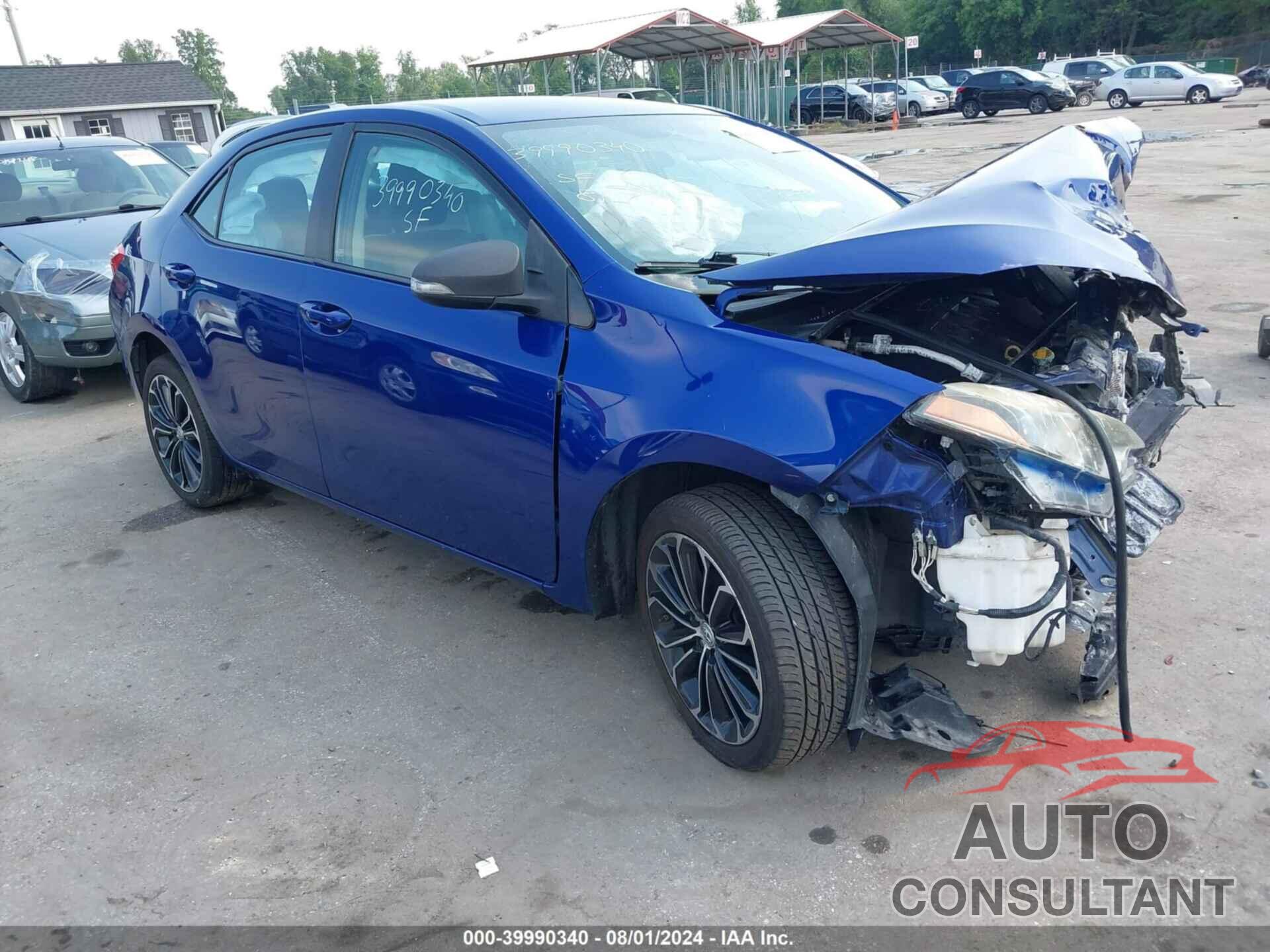 TOYOTA COROLLA 2016 - 2T1BURHE5GC722355