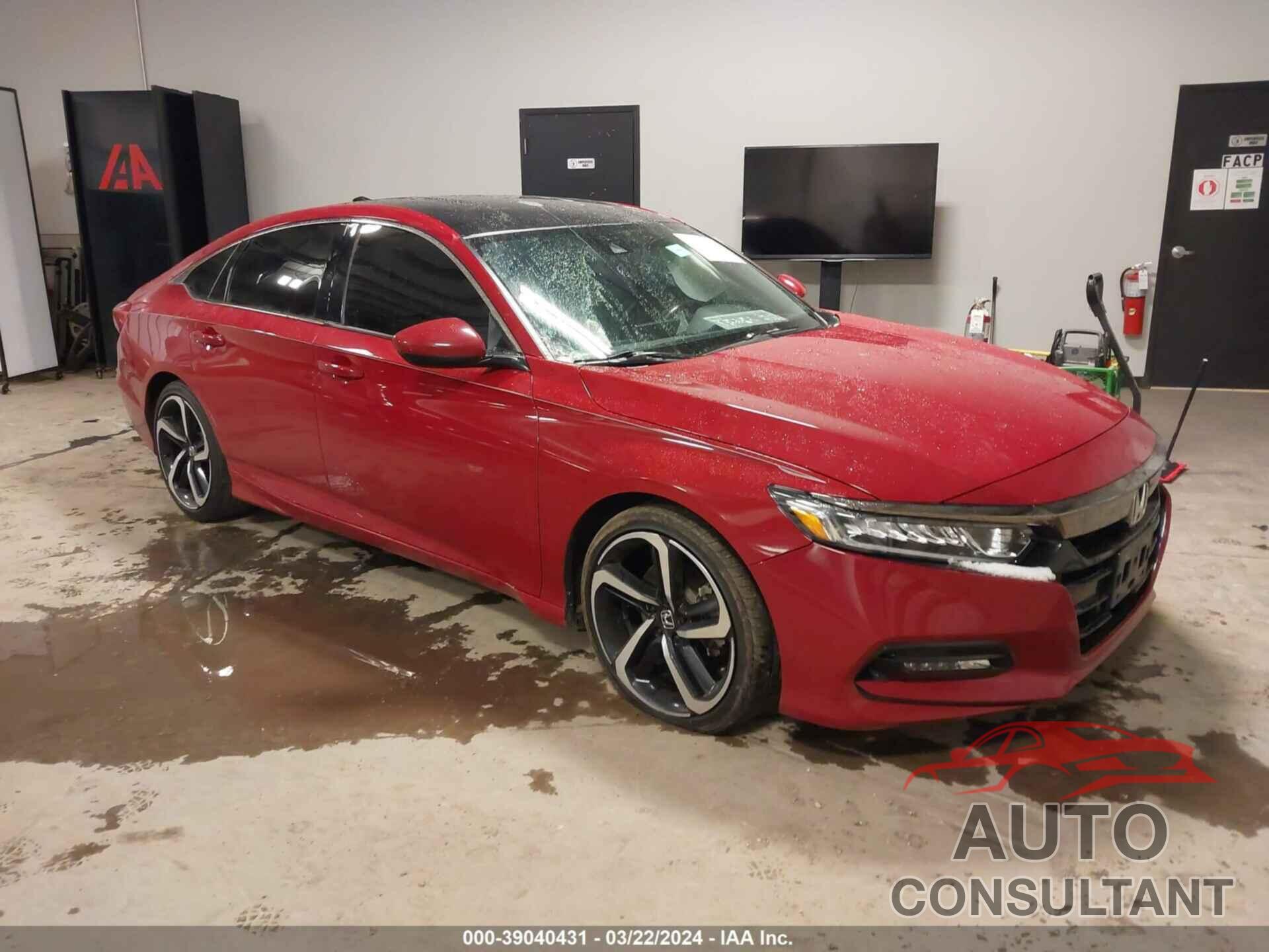 HONDA ACCORD 2018 - 1HGCV1F30JA110758