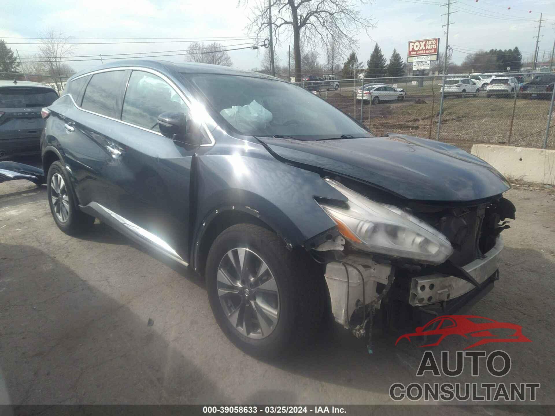 NISSAN MURANO 2016 - 5N1AZ2MH2GN142753