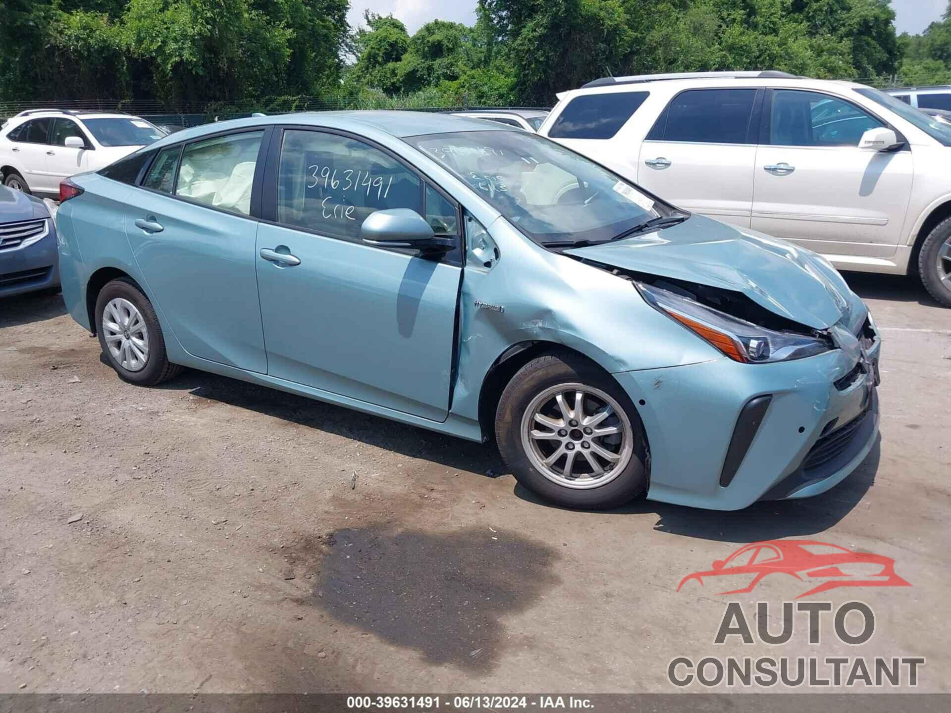 TOYOTA PRIUS 2019 - JTDKARFU0K3099845