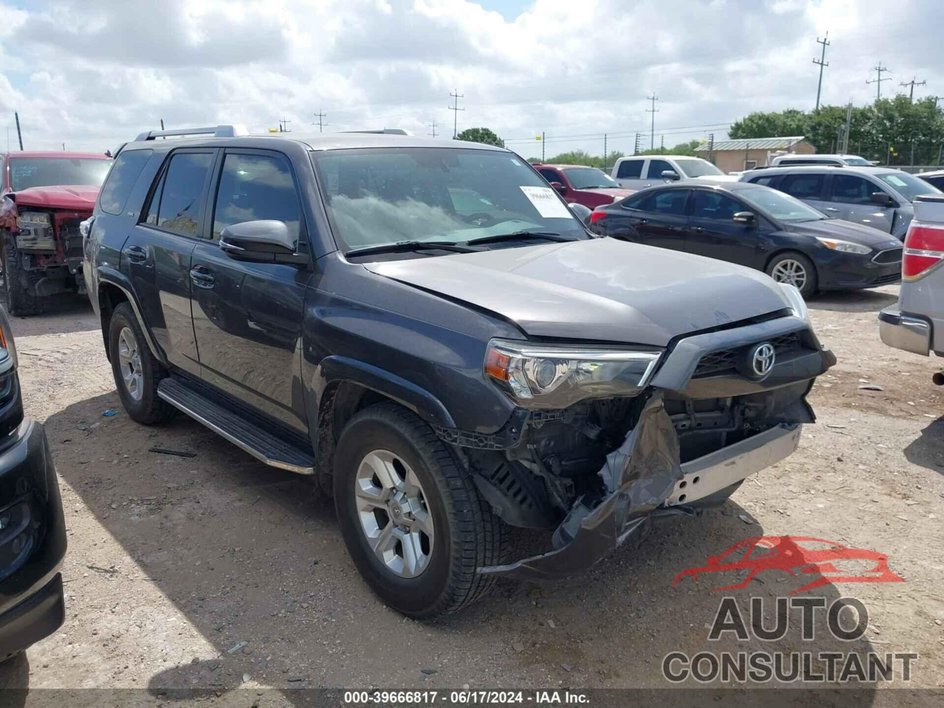 TOYOTA 4RUNNER 2017 - JTEZU5JR8H5151362