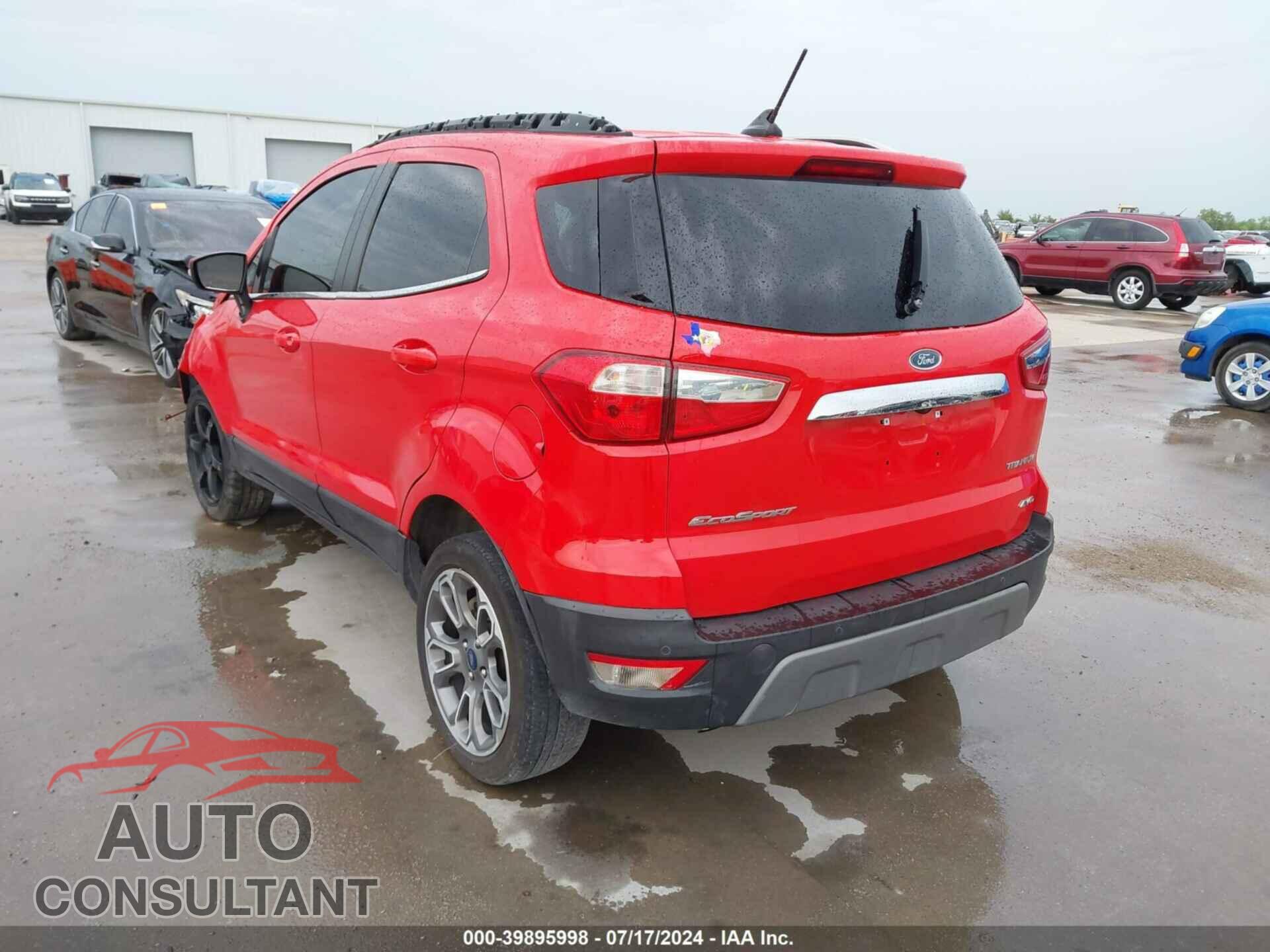 FORD ECOSPORT 2019 - MAJ6S3KL7KC267625