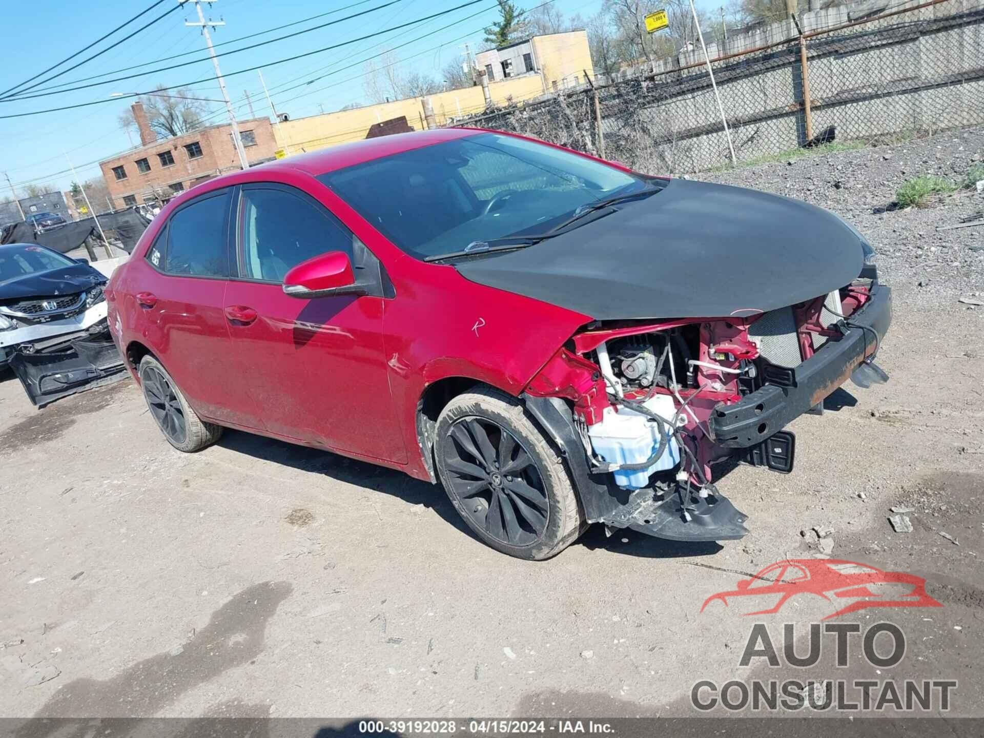 TOYOTA COROLLA 2018 - 2T1BURHE7JC111153