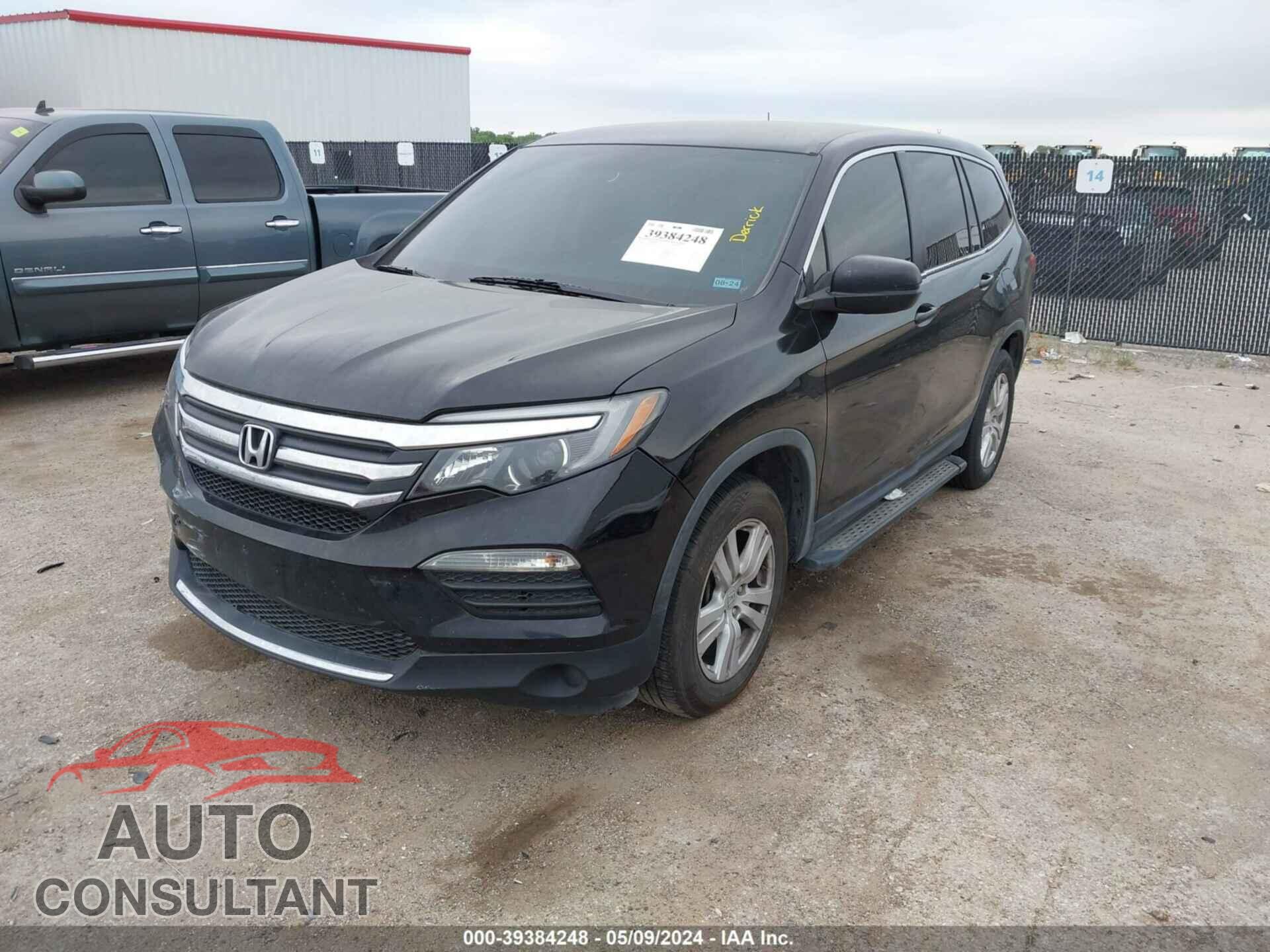 HONDA PILOT 2018 - 5FNYF5H13JB032715