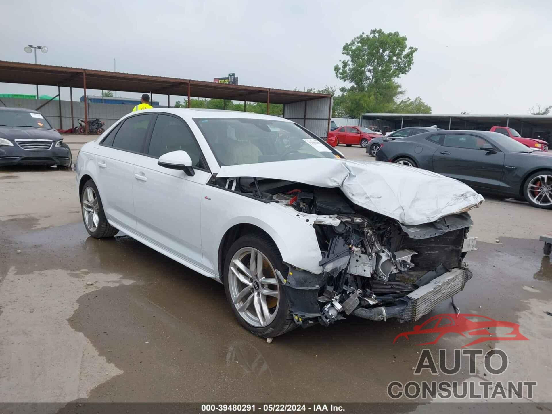 AUDI A4 2017 - WAUKMAF44HN057651