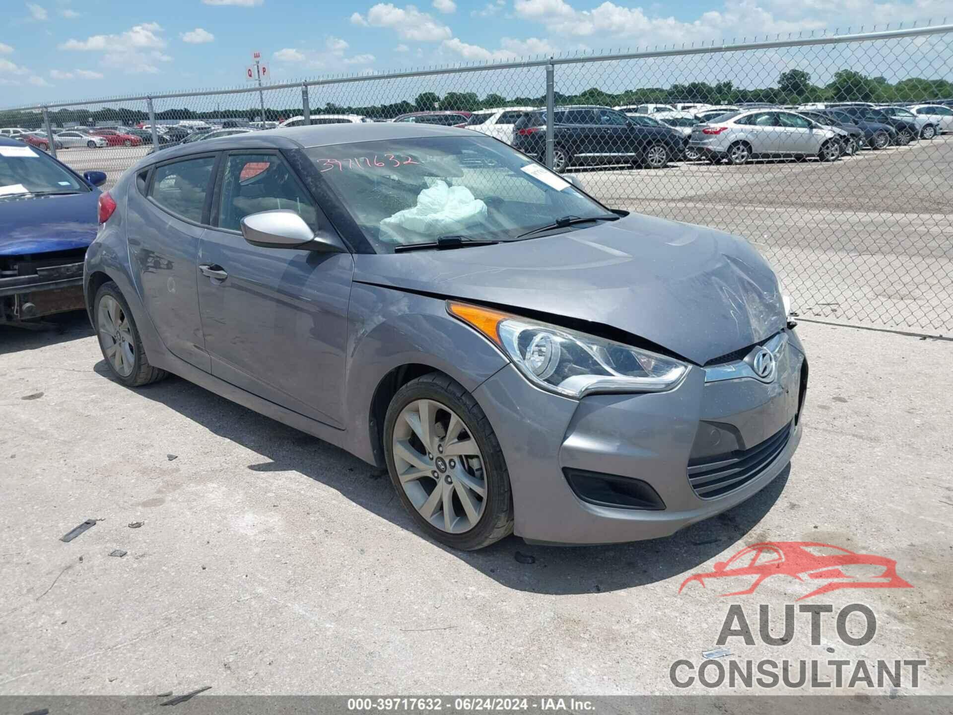 HYUNDAI VELOSTER 2016 - KMHTC6AD0GU275021