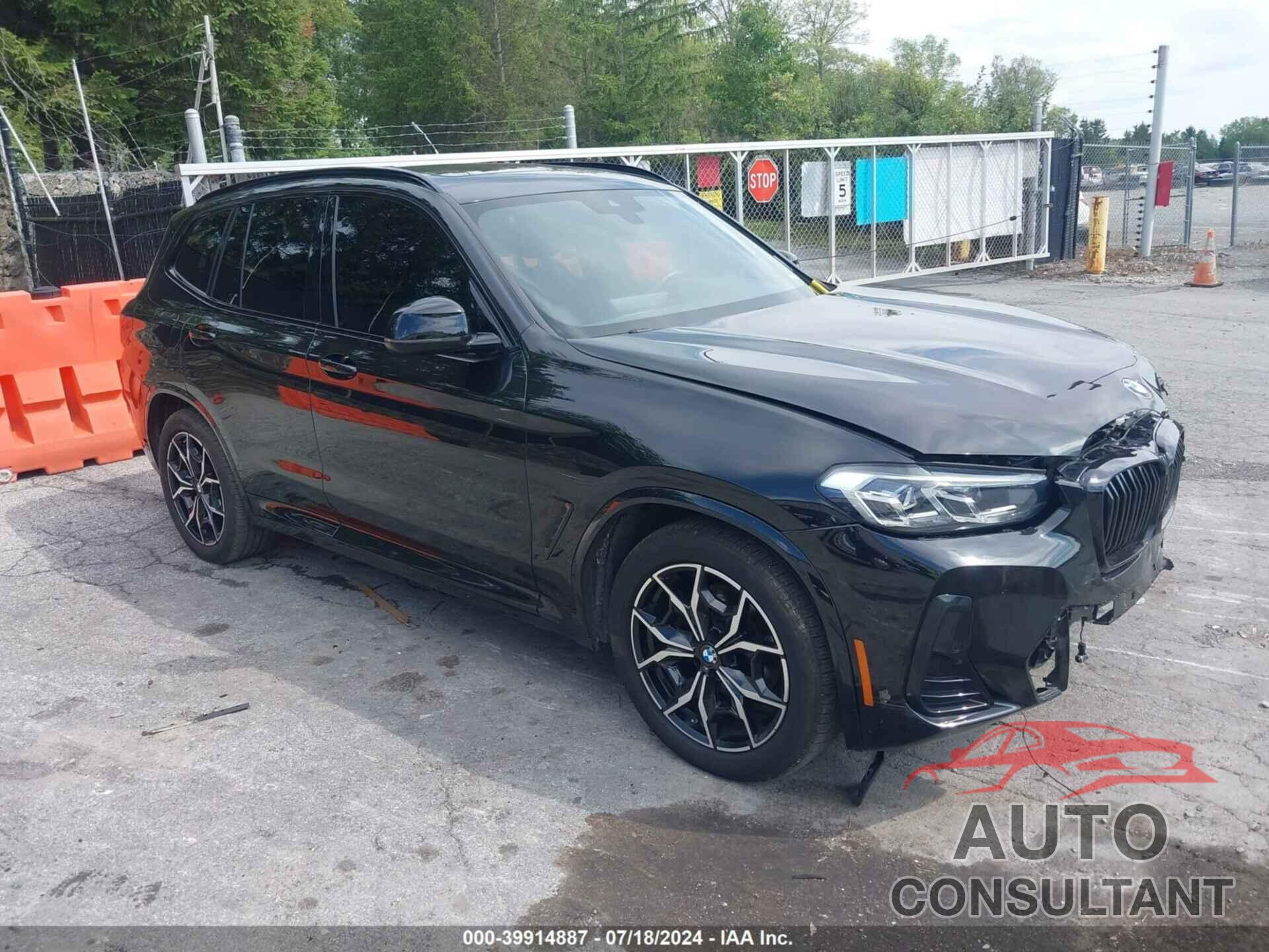 BMW X3 2022 - 5UX53DP07N9M30443