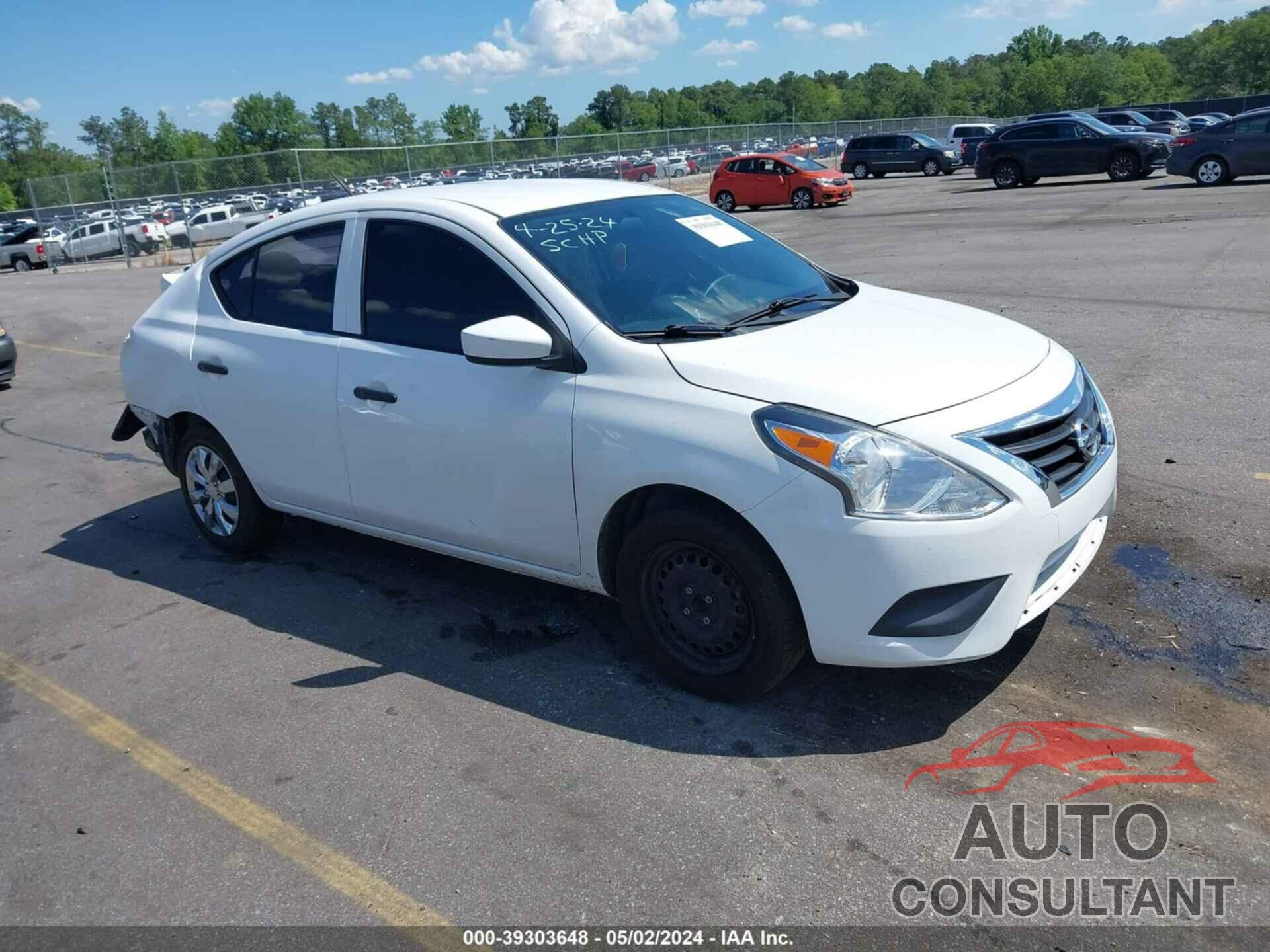 NISSAN VERSA 2016 - 3N1CN7AP9GL907199