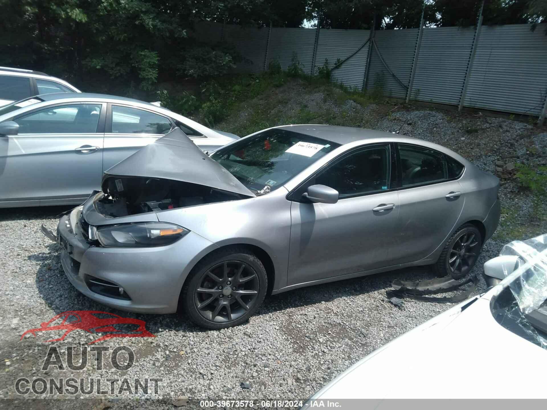 DODGE DART 2016 - 1C3CDFBB2GD610024