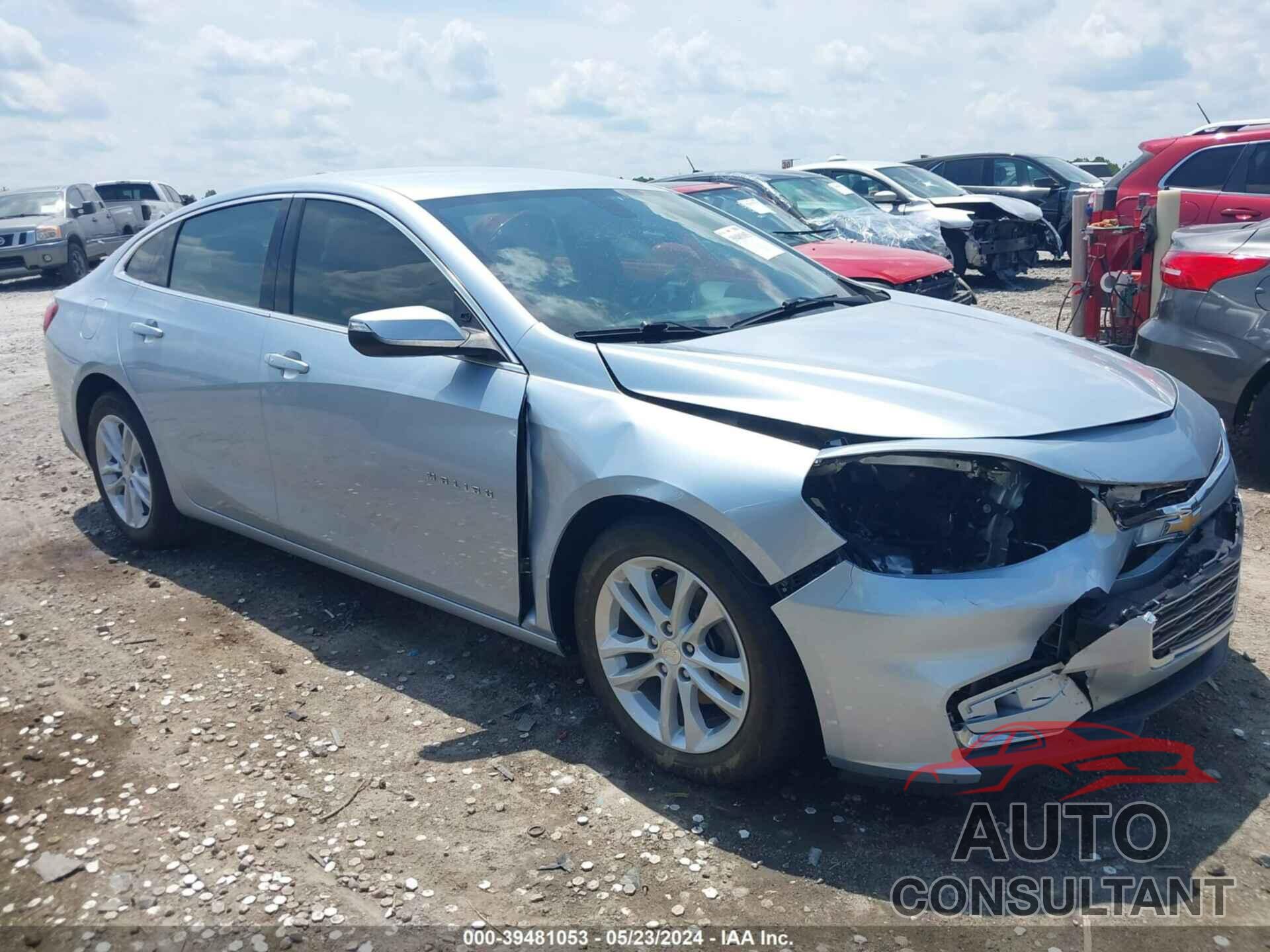 CHEVROLET MALIBU 2017 - 1G1ZE5ST8HF237320