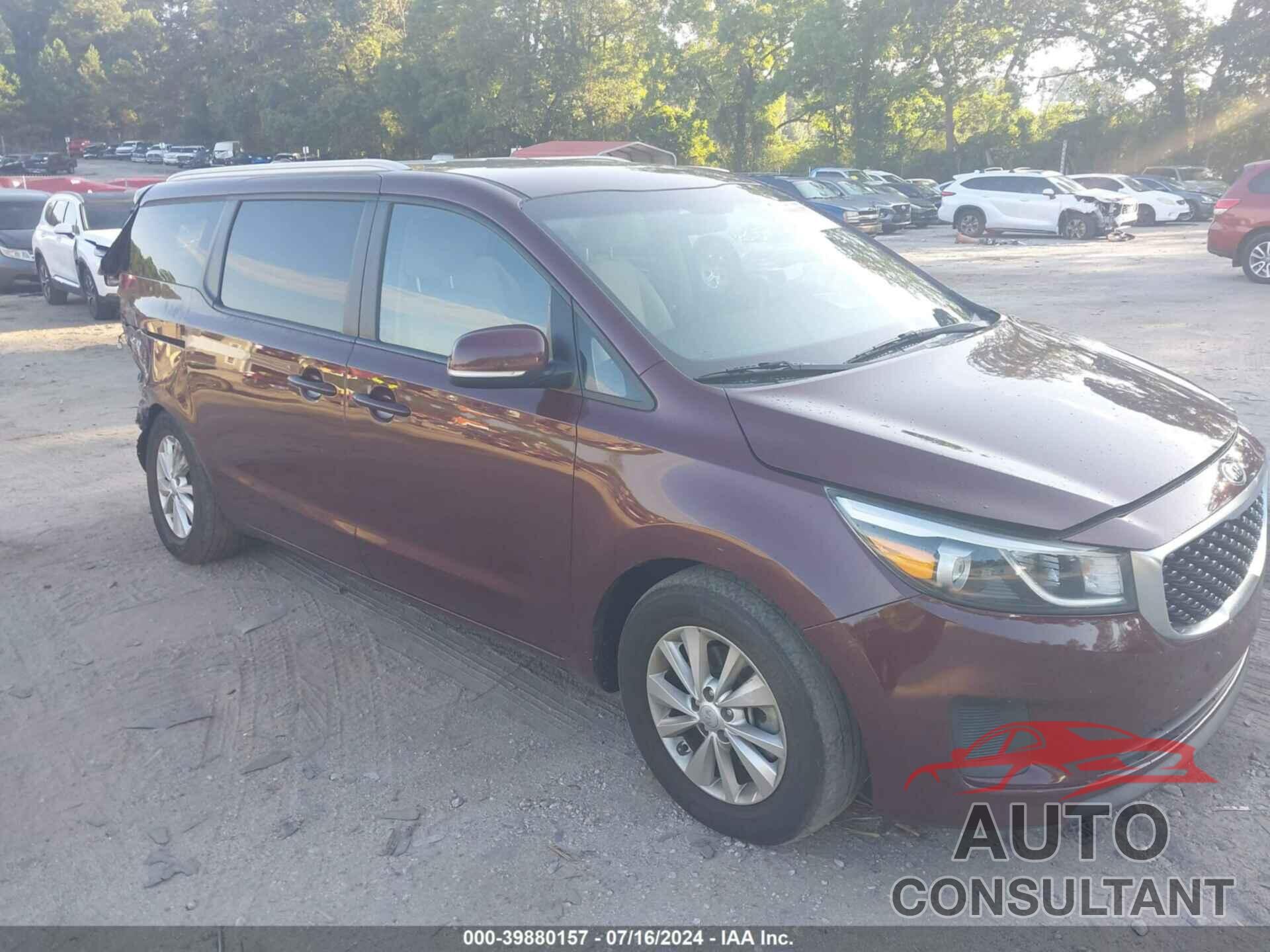 KIA SEDONA 2016 - KNDMB5C15G6086037