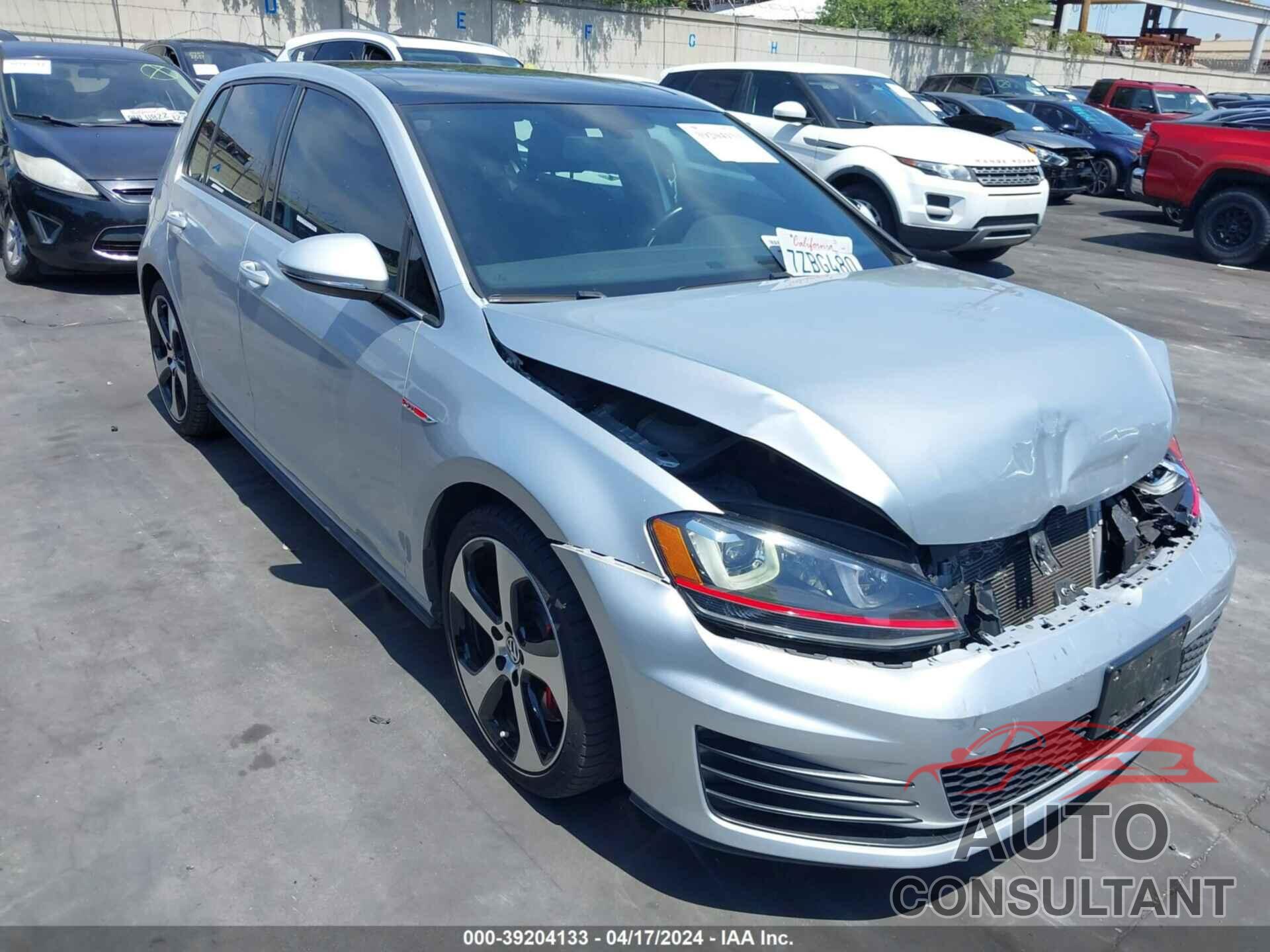 VOLKSWAGEN GOLF GTI 2017 - 3VW547AU5HM049544