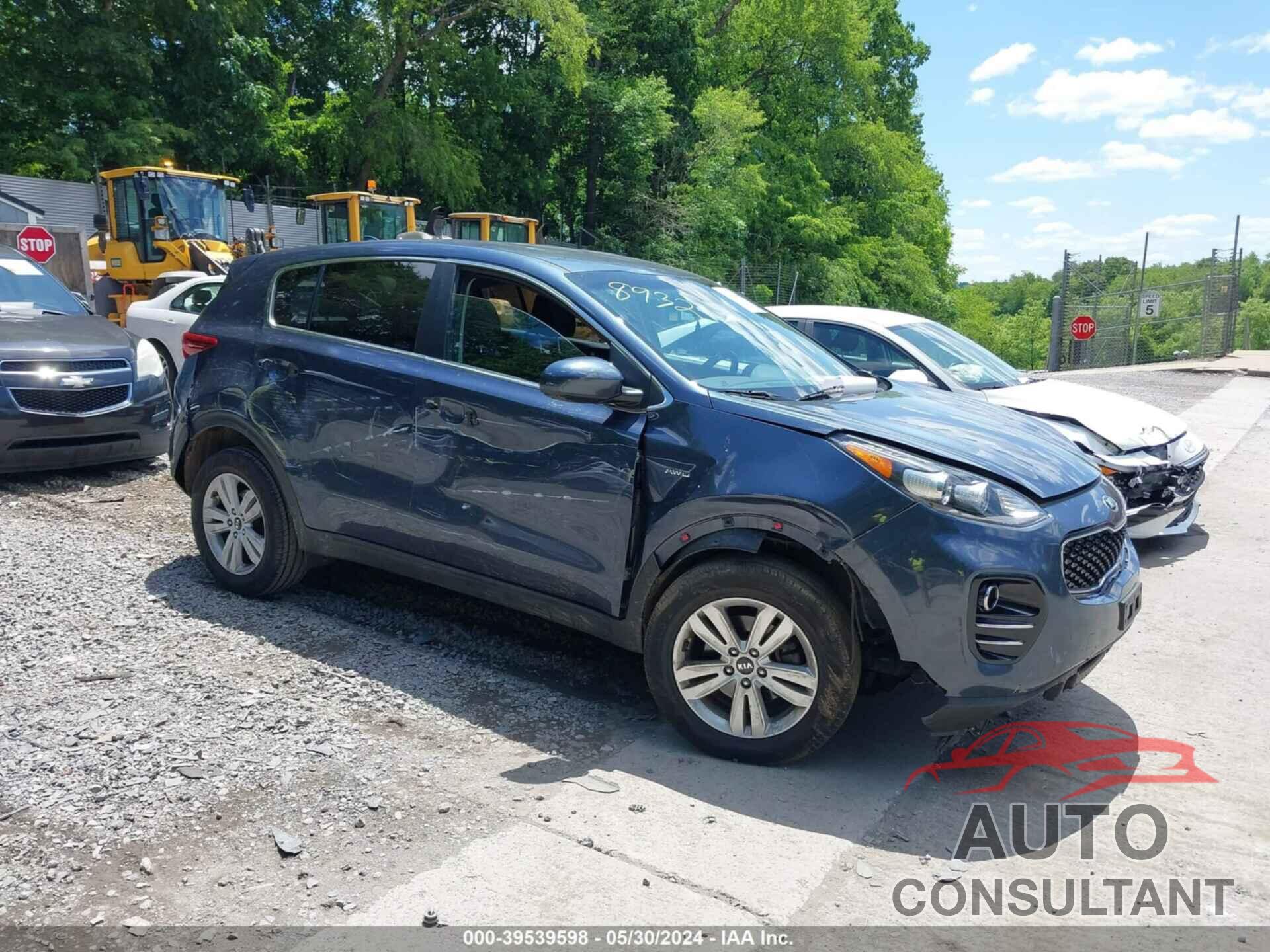 KIA SPORTAGE 2018 - KNDPMCAC9J7358932