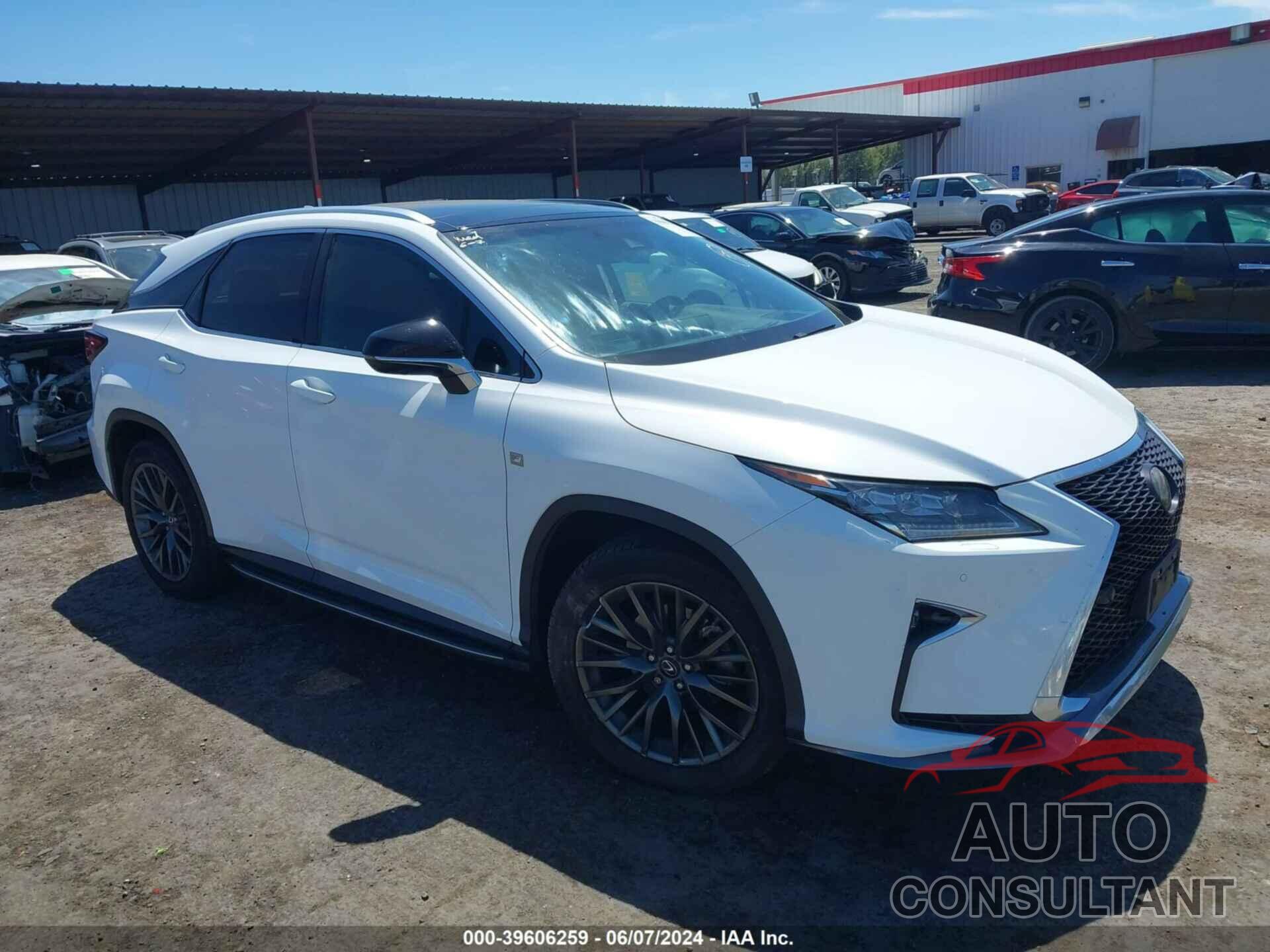 LEXUS RX 350 2017 - 2T2BZMCA7HC067086