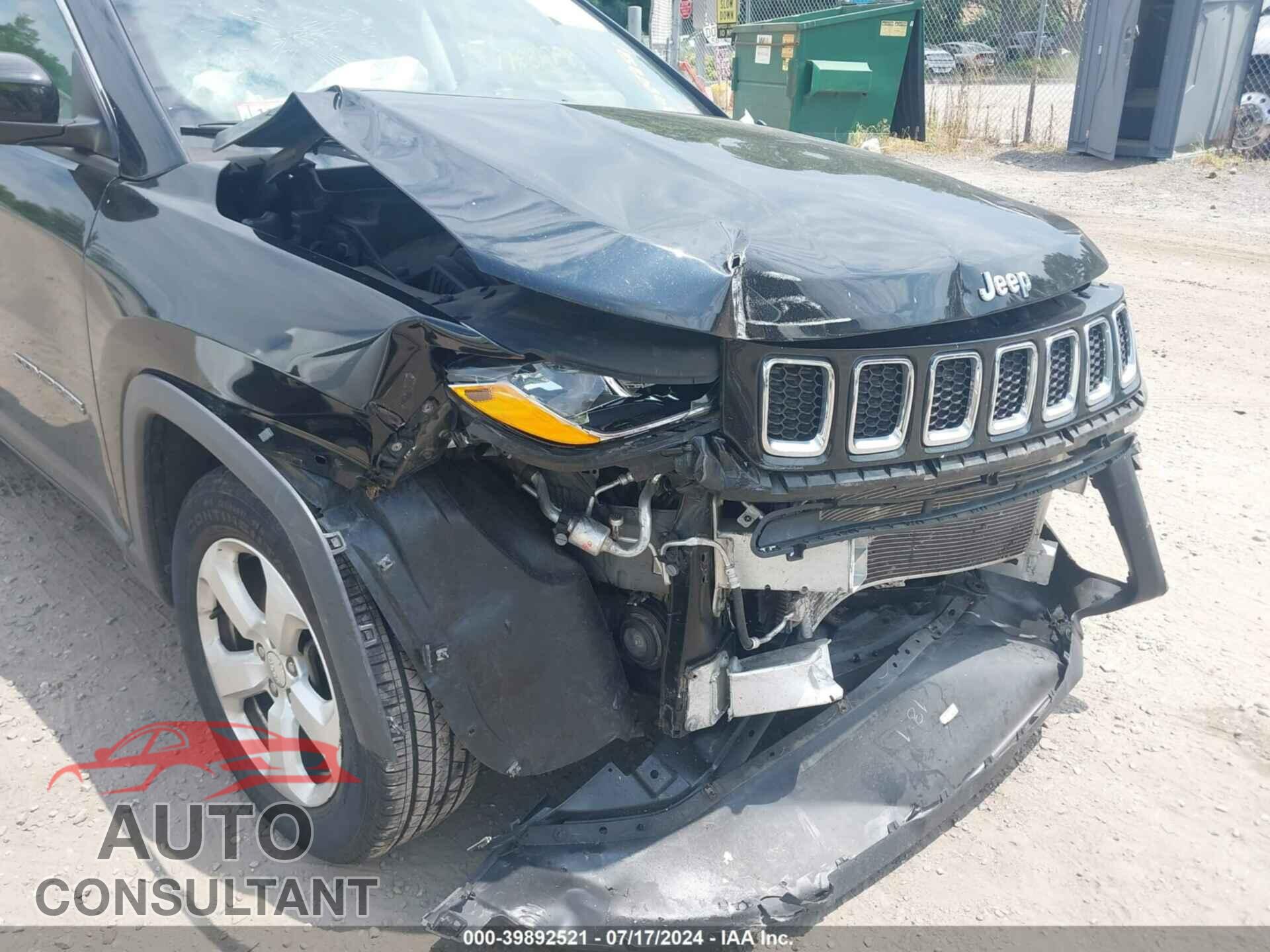 JEEP NEW COMPASS 2017 - 3C4NJCBB5HT629514
