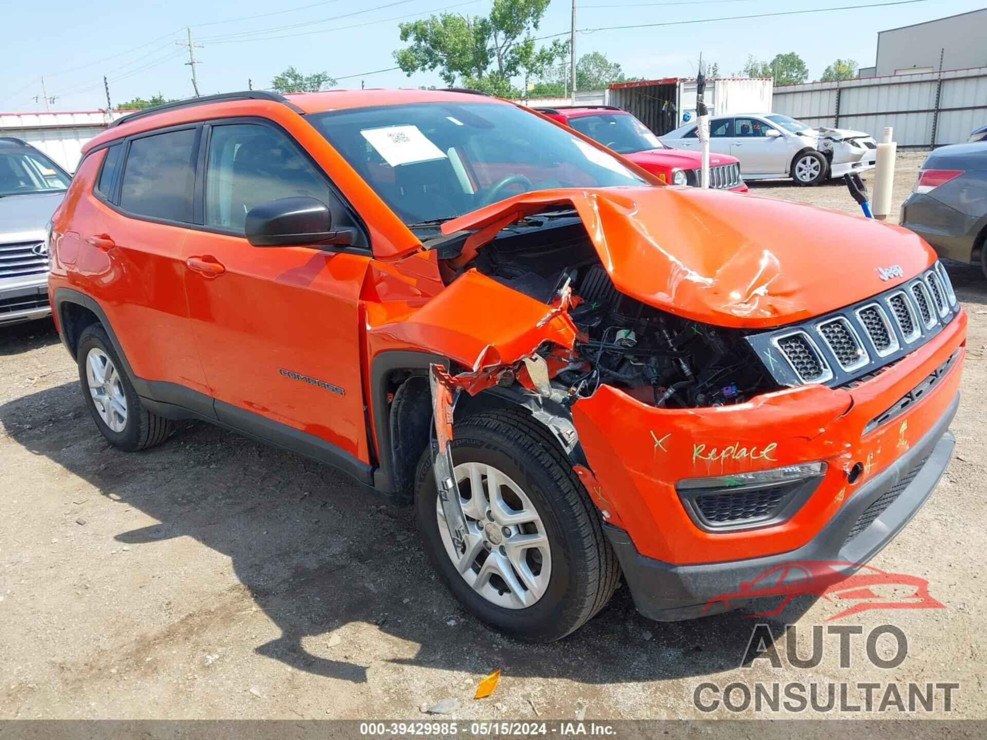 JEEP COMPASS 2018 - 3C4NJDAB8JT248947