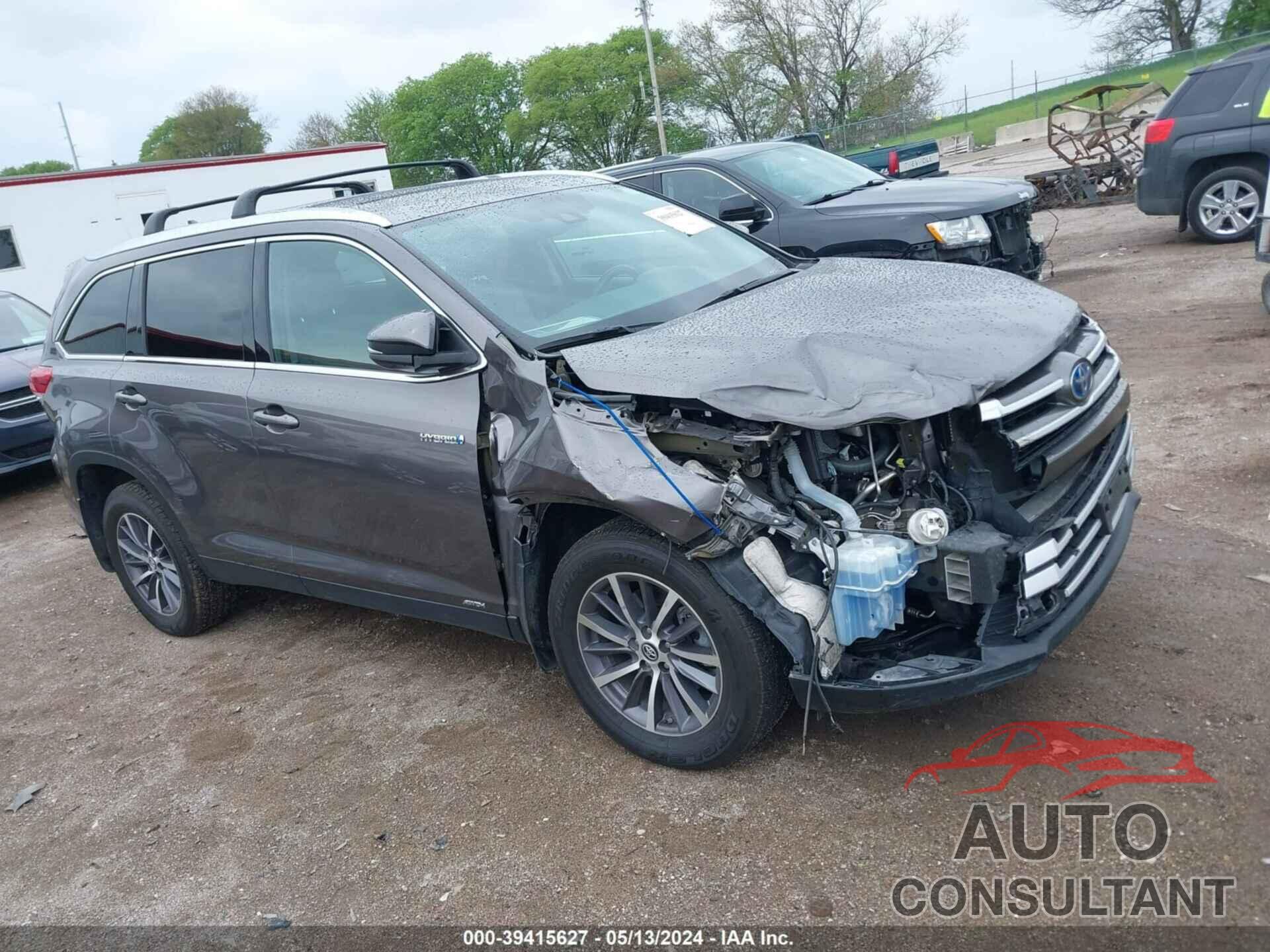 TOYOTA HIGHLANDER HYBRID 2019 - 5TDJGRFH3KS069539