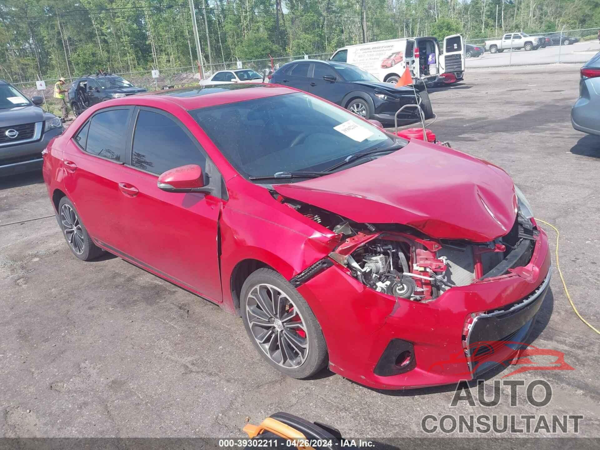 TOYOTA COROLLA 2016 - 2T1BURHE3GC674757