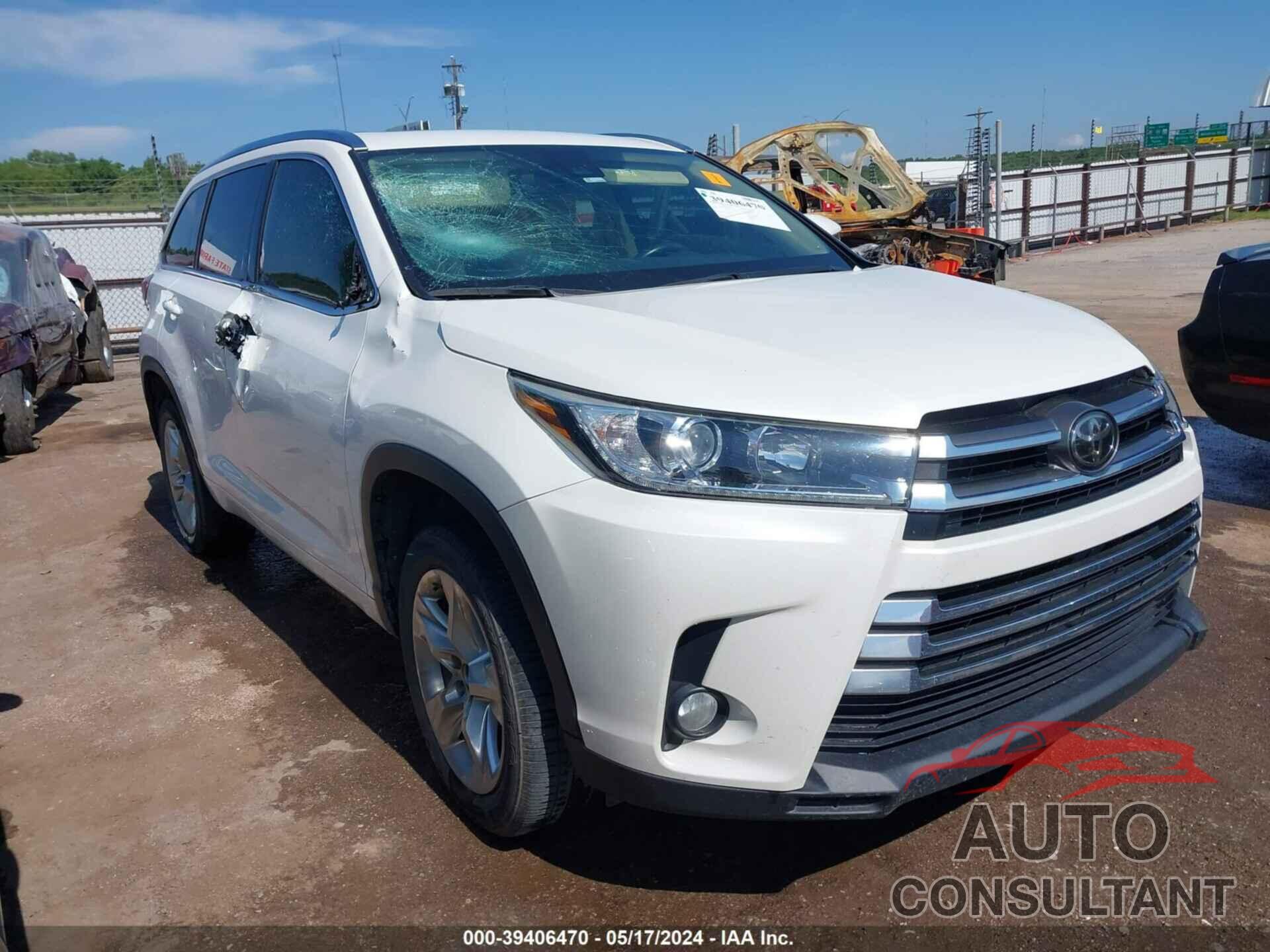 TOYOTA HIGHLANDER 2017 - 5TDYZRFH0HS194418